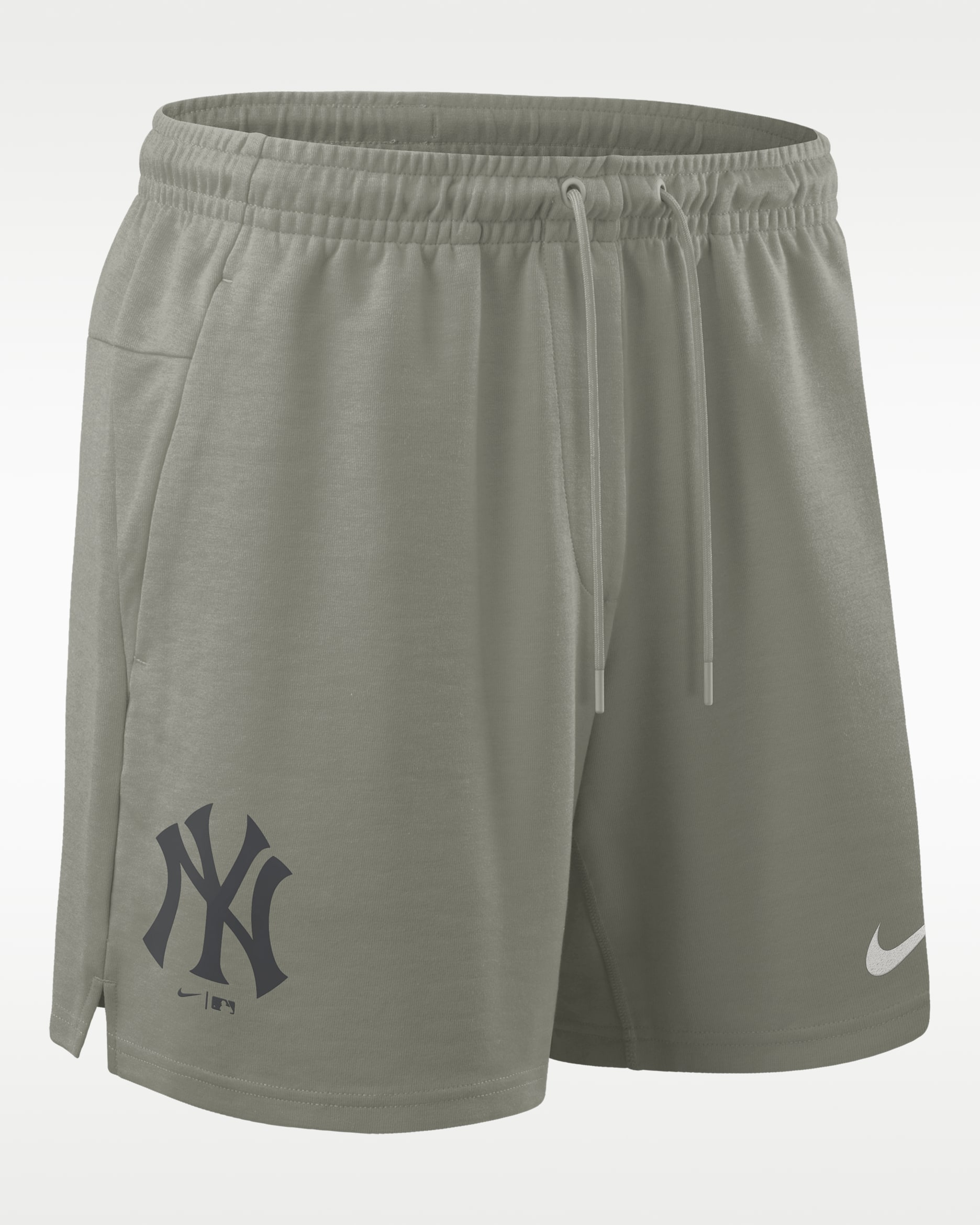 New York Yankees Primary Men's Nike Dri-FIT MLB Shorts - Grey