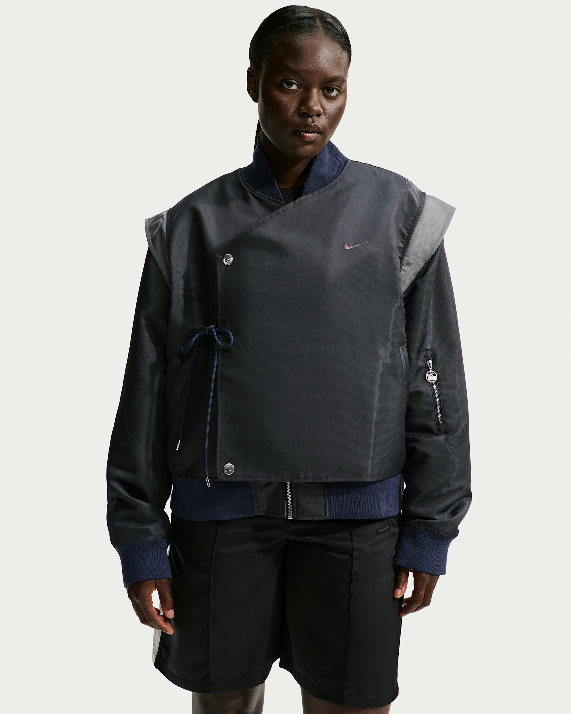 Naomi Osaka Oversized Jacket - Black/Obsidian/Iron Grey/Black