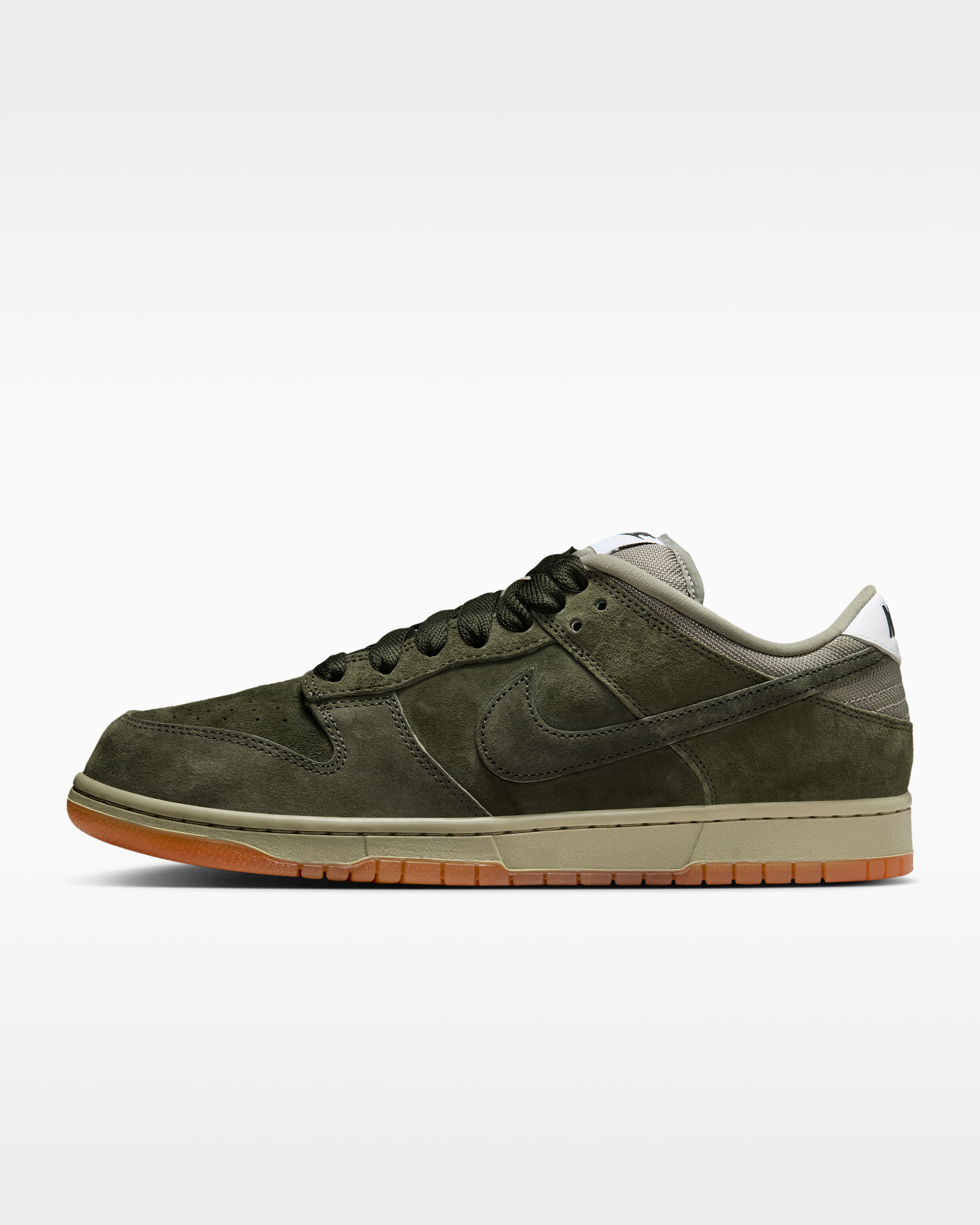 Nike SB Dunk Low Pro B skateschoenen - Sequoia/Light Army/Wit/Sequoia