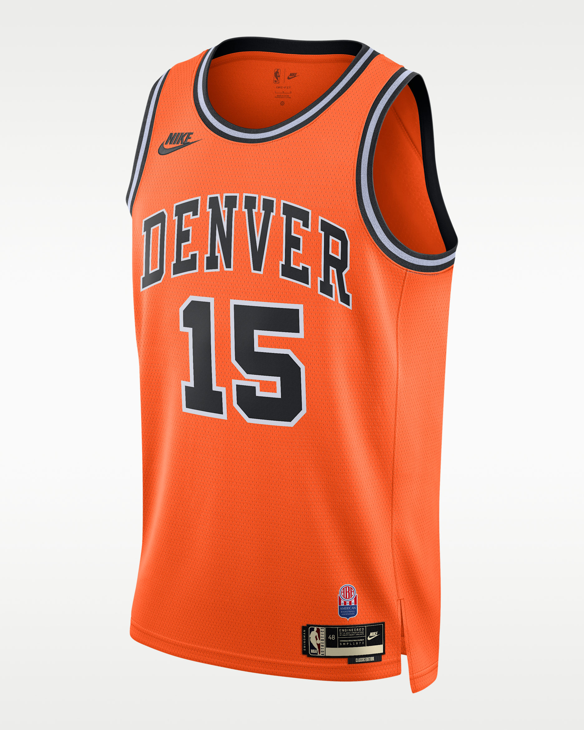 Denver Nuggets Hardwood Classics Men's Dri-FIT Basketball Swingman Jersey - Brilliant Orange