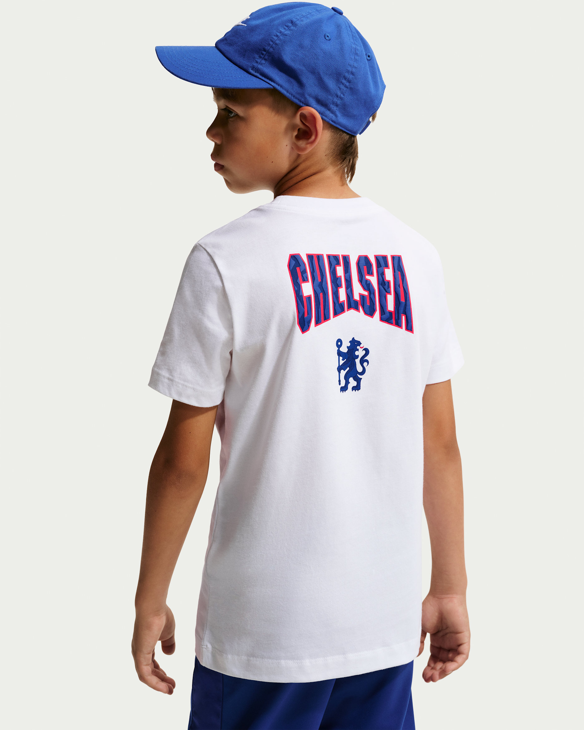 T-shirt de foot Nike Chelsea FC pour pré-ado - Blanc
