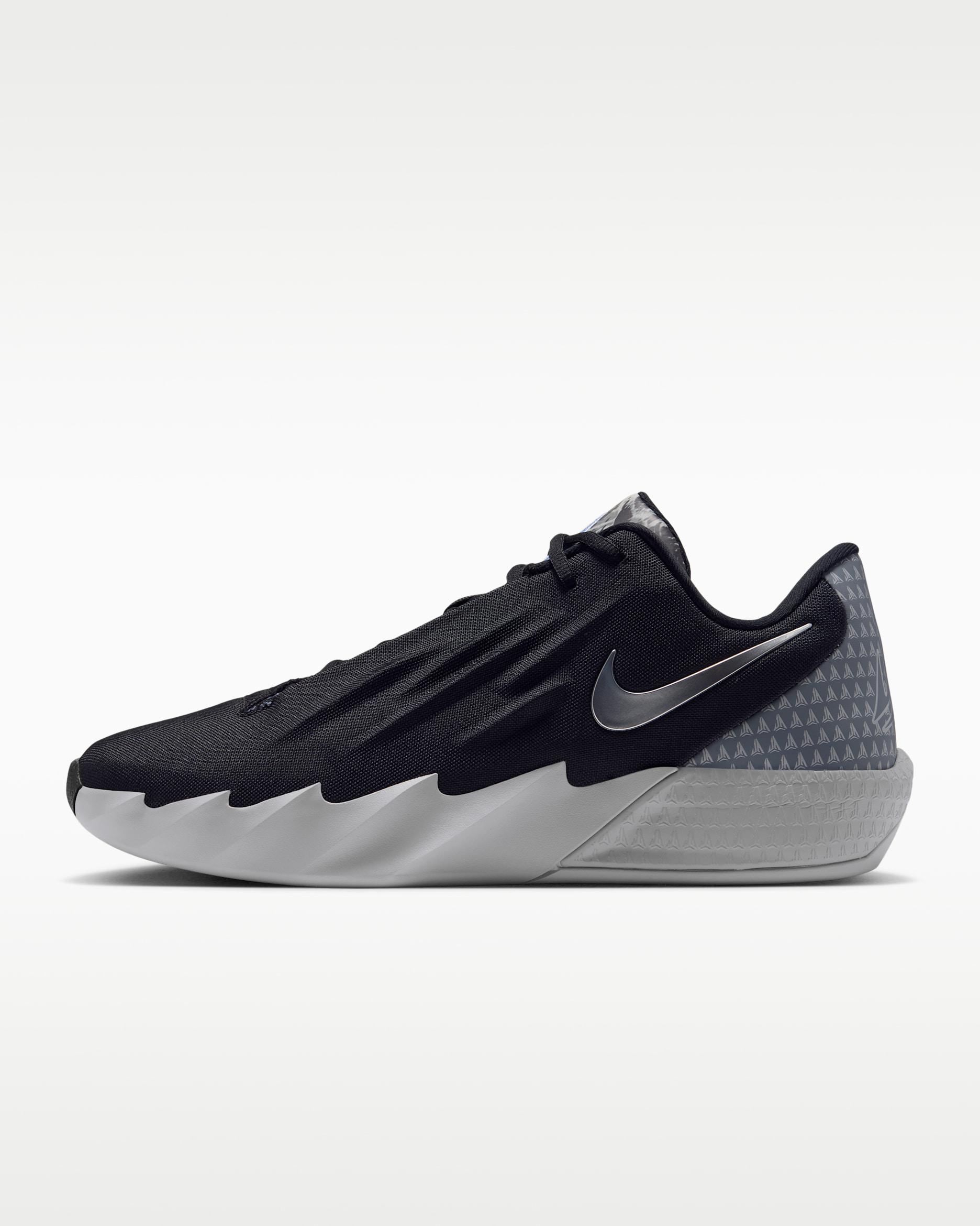 Twelve Time Basketball Shoes - Black/Smoke Grey/Light Smoke Grey/Metallic Silver