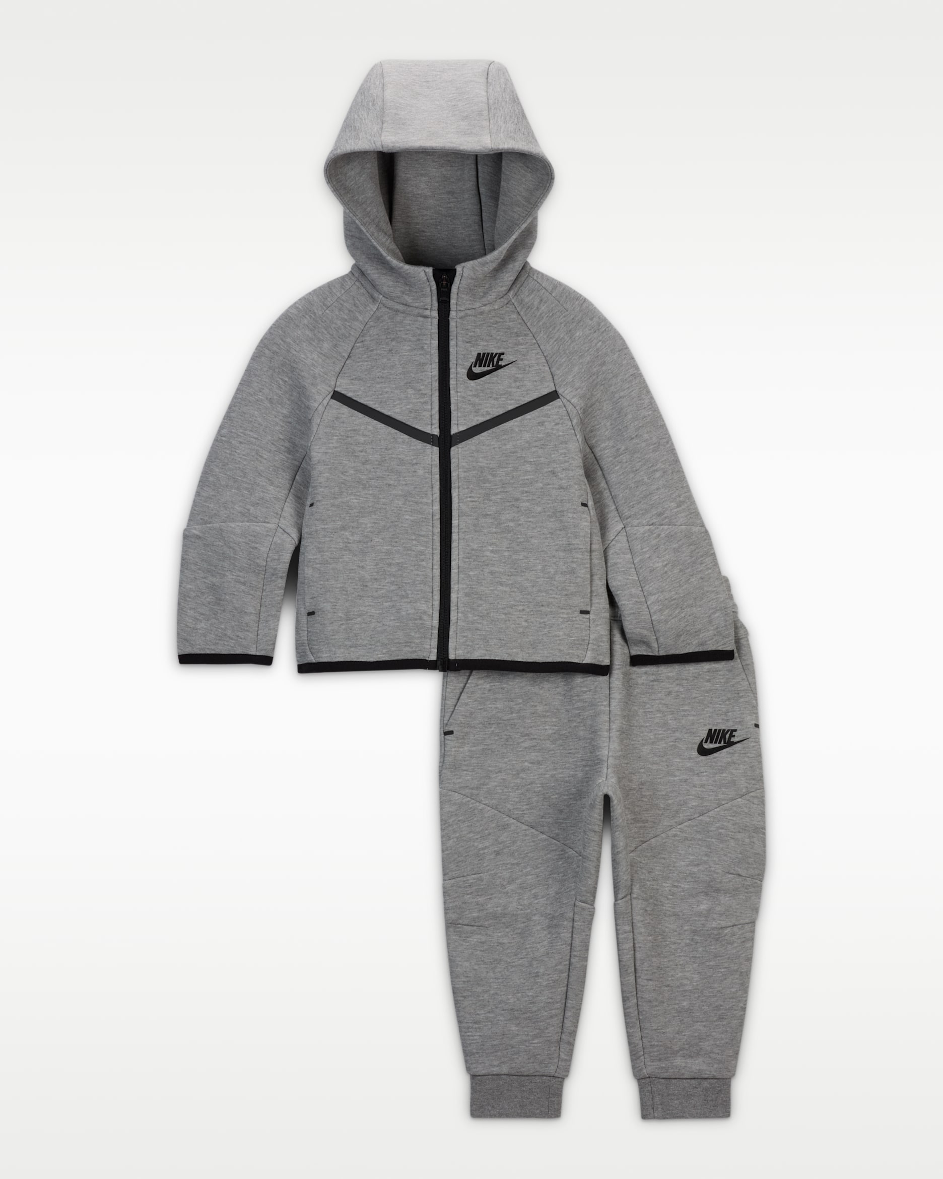 Nike Sportswear Baby Tech Fleece 2-Piece Full-Zip Set - Dark Grey Heather