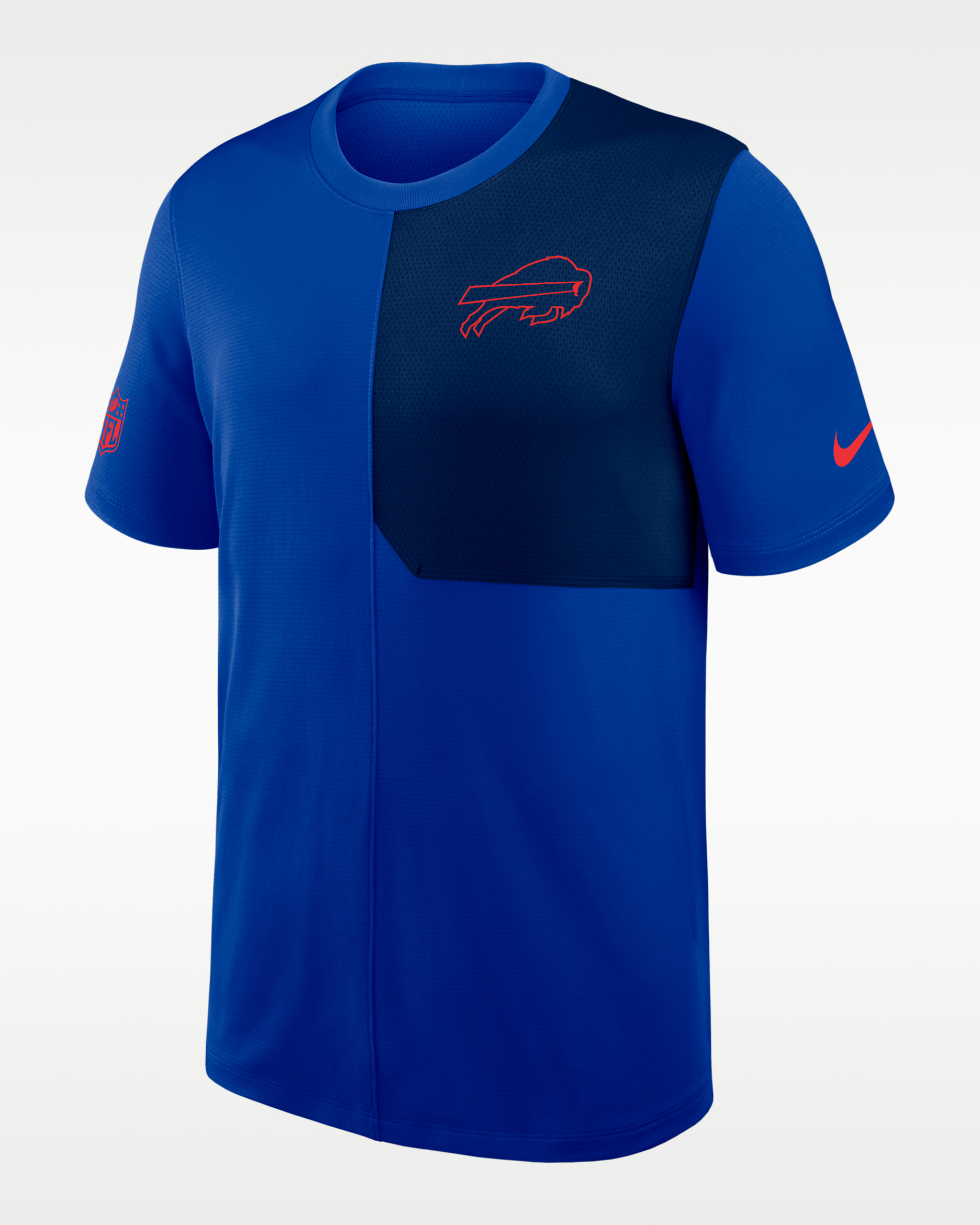Buffalo Bills Sideline Coach Men's Nike Dri-FIT NFL Top - Blue
