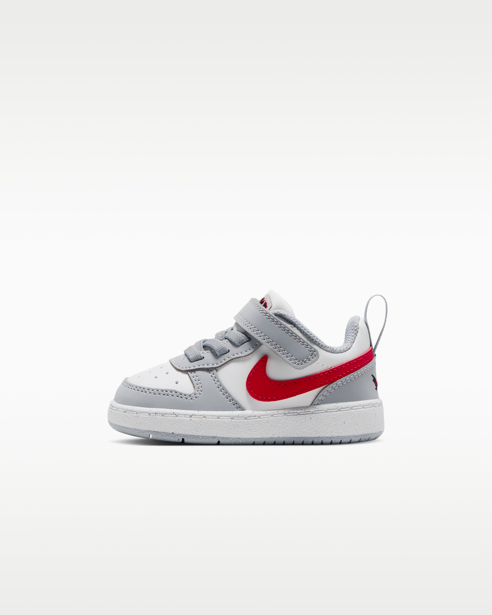 Nike Court Borough Low Baby/Toddler Shoes - Summit White/Wolf Grey/Black/University Red