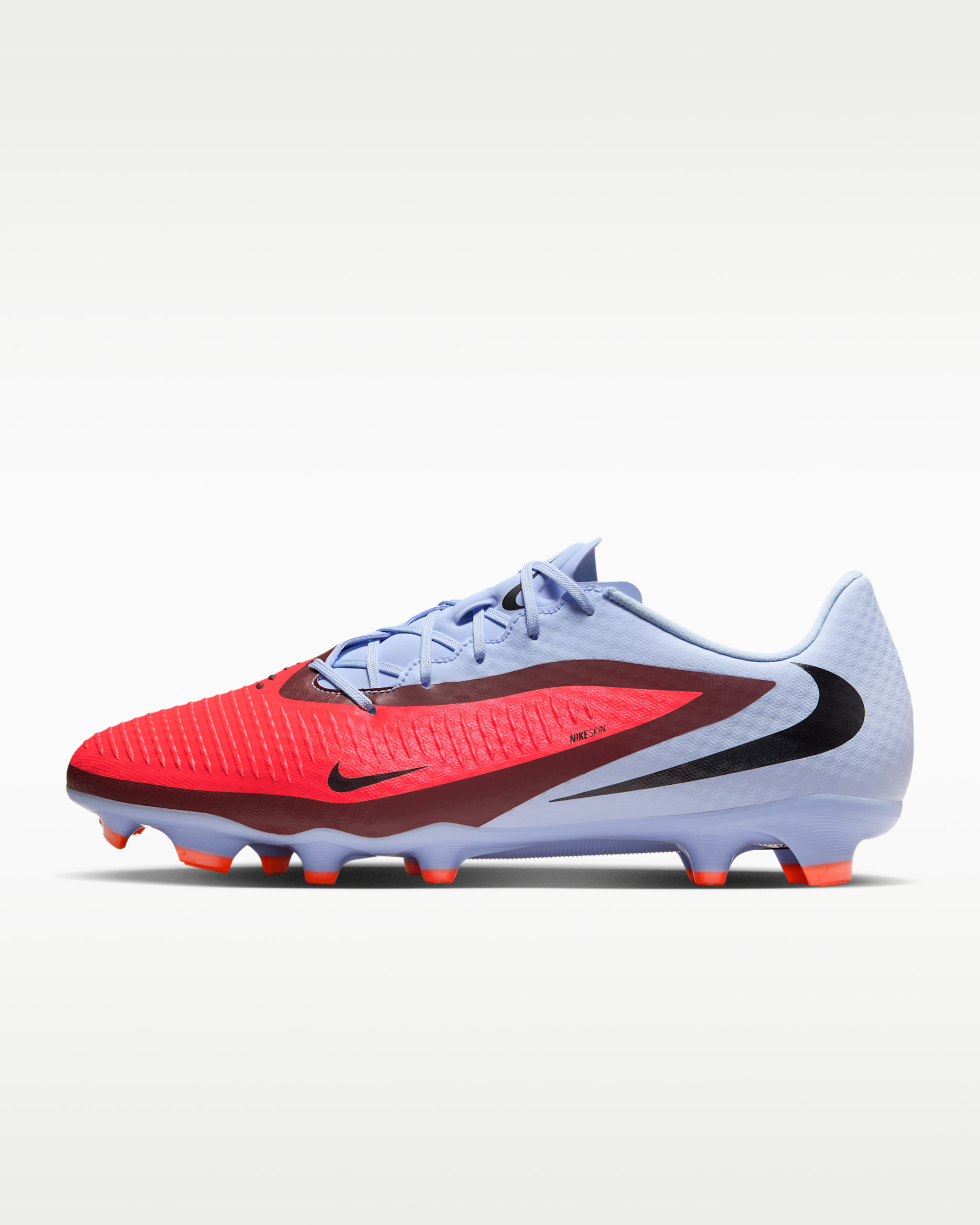 Nike Phantom 6 Low Academy Multi-Ground Football Boot - Royal Tint/Bright Crimson