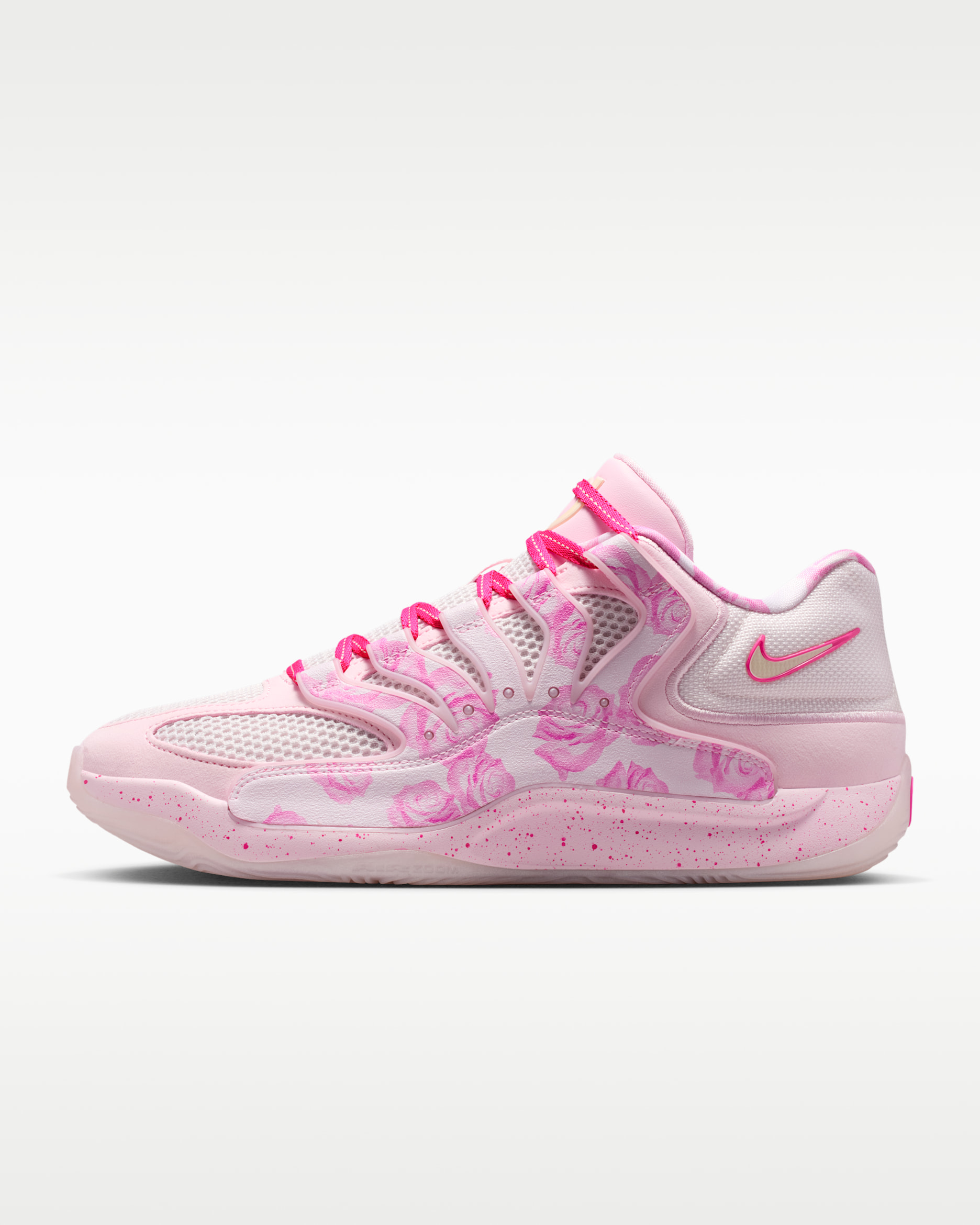 Tenis de básquetbol KD18 "Aunt Pearl" - Rosa perla/Rosa tulipán/Rosa alegre/Fucsia láser