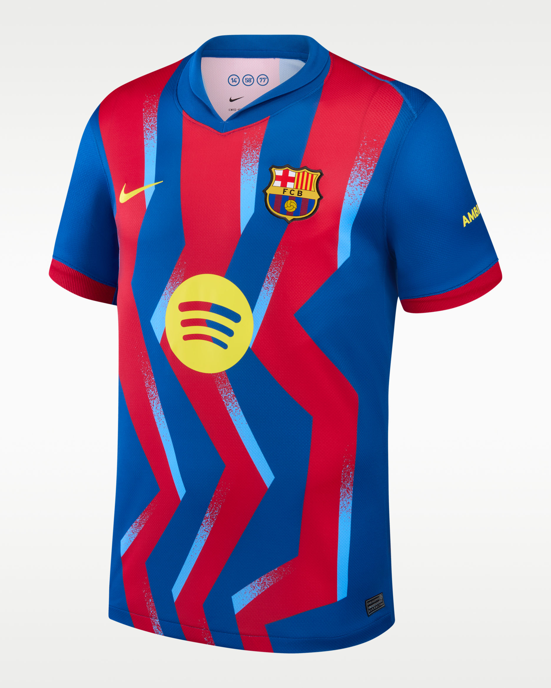 Lamine Yamal Barcelona 2025/26 Stadium Fourth Men's Nike Dri-FIT Soccer Jersey - Gym Blue