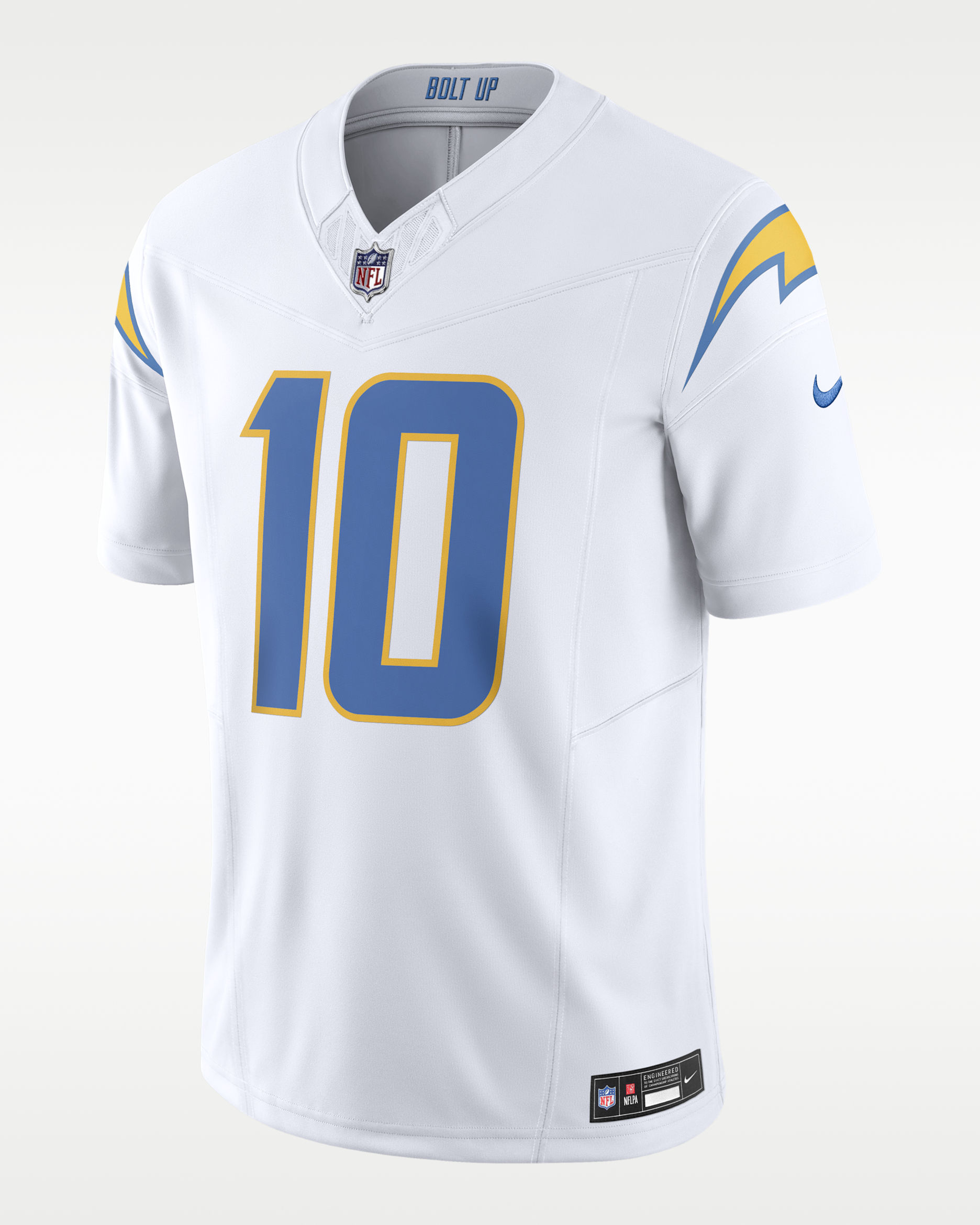 Jersey de fútbol americano Nike Dri-FIT de la NFL Limited para hombre Justin Herbert Los Angeles Chargers - Blanco