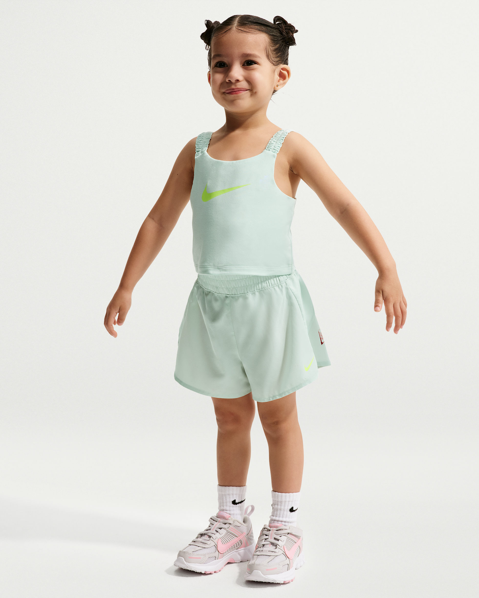 Nike Bold Play Toddler Dri-FIT Tank and Shorts Set - Barely Green