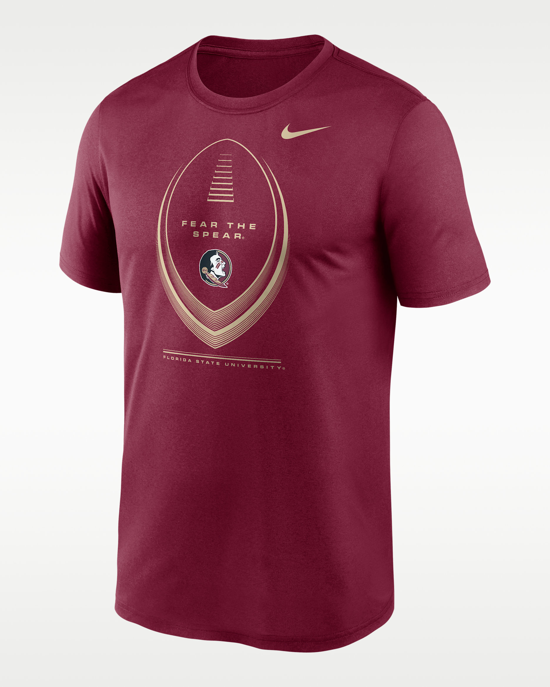 Florida State Primetime Football Icon Legend Men's Nike Dri-FIT College T-Shirt - Garnet