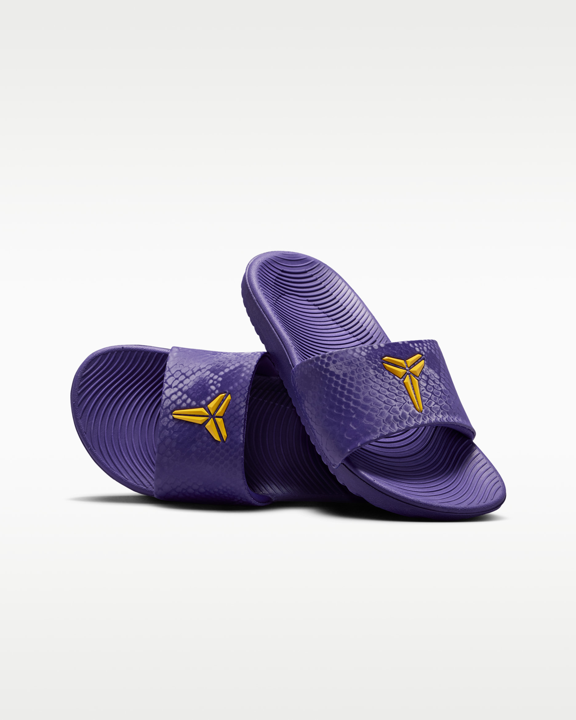 Kobe Kawa Younger/Older Kids' Slides - Court Purple/University Gold