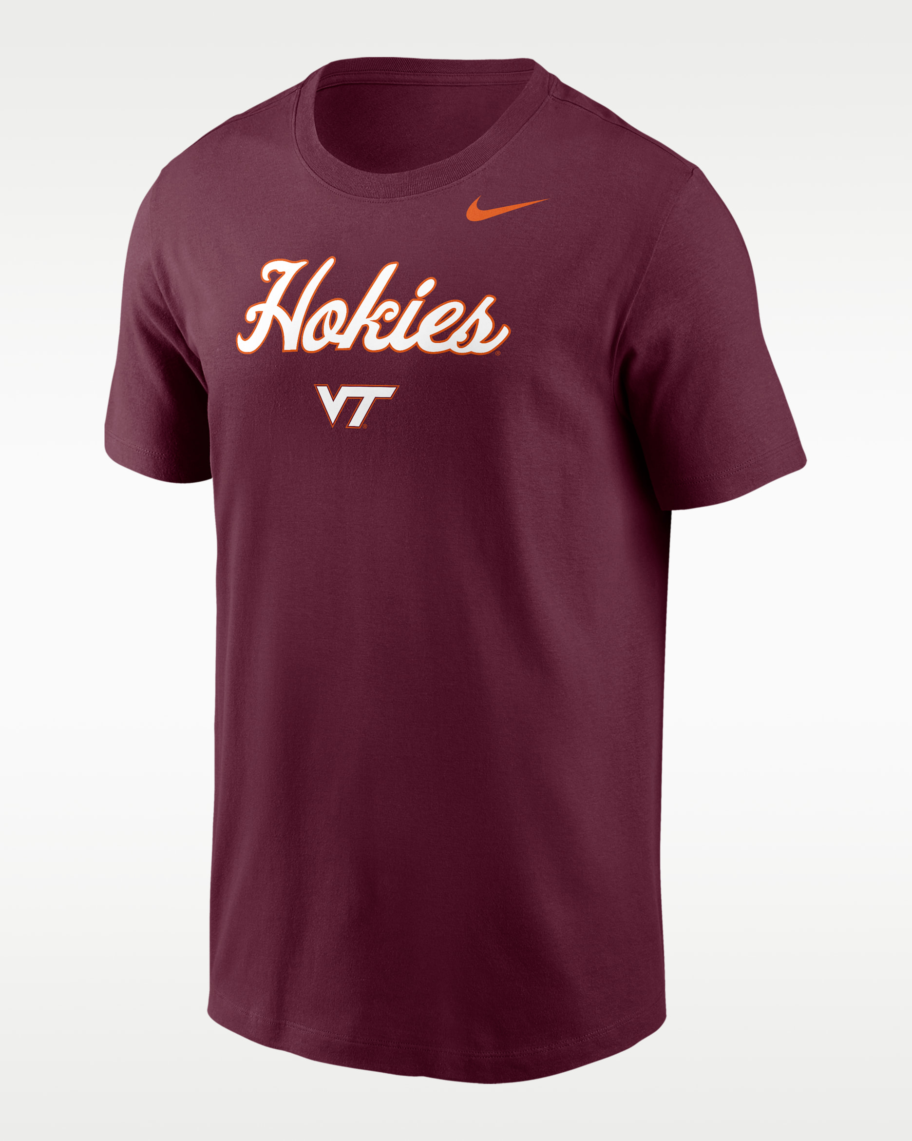 Nike College (Virginia Tech) Men's Dri-FIT T-Shirt - Deep Maroon
