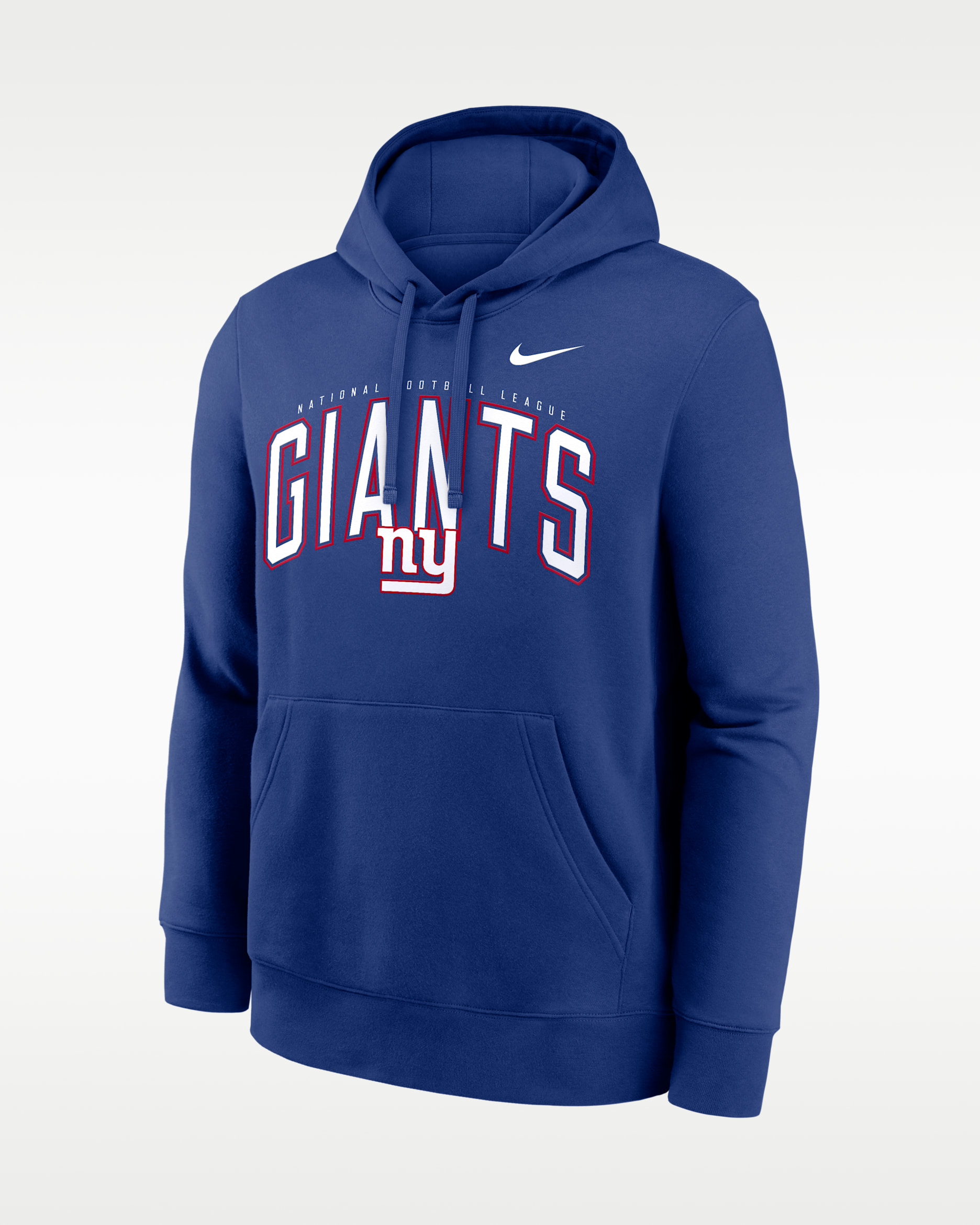 New York Giants Club Men's Nike NFL Pullover Hoodie - Blue