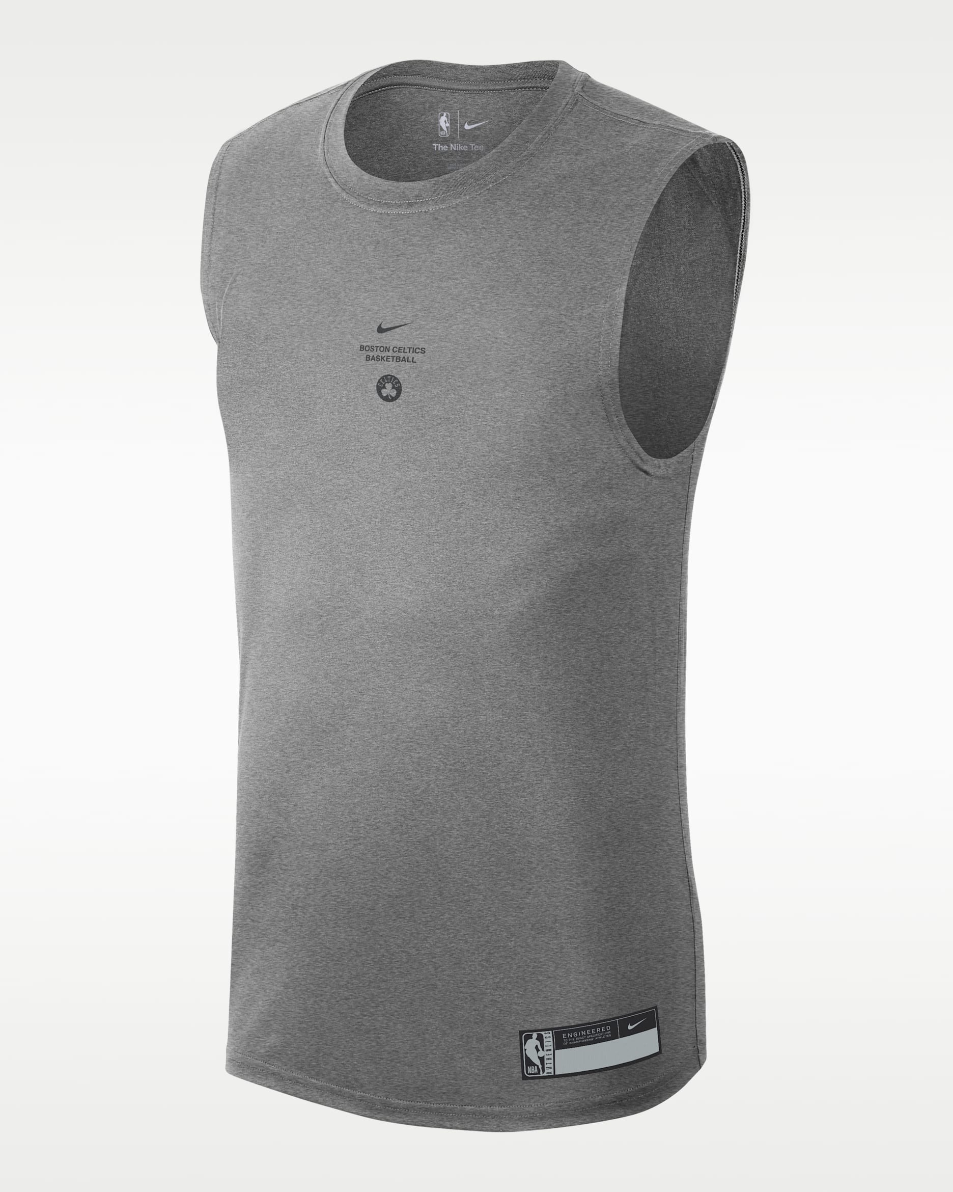 Boston Celtics Men's Sleeveless T-Shirt - Dark Grey Heather