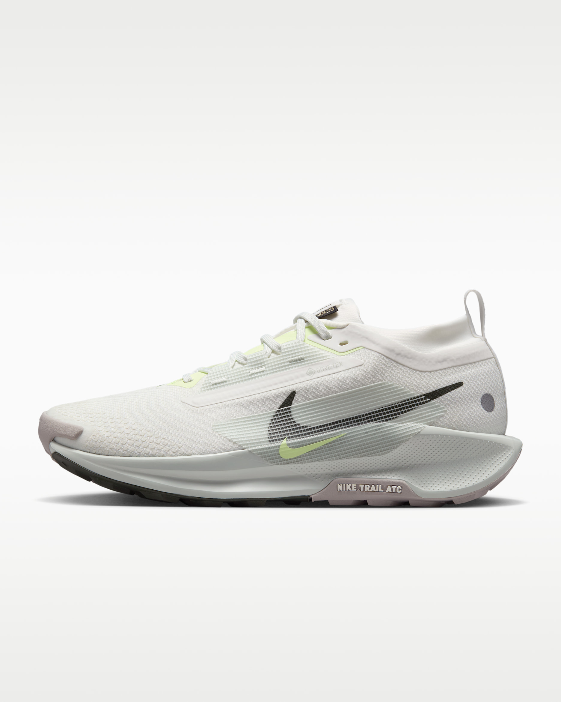 Nike Pegasus Trail 5 GORE-TEX Men's Waterproof Trail-Running Shoes - Summit White/Light Silver/College Grey/Sequoia
