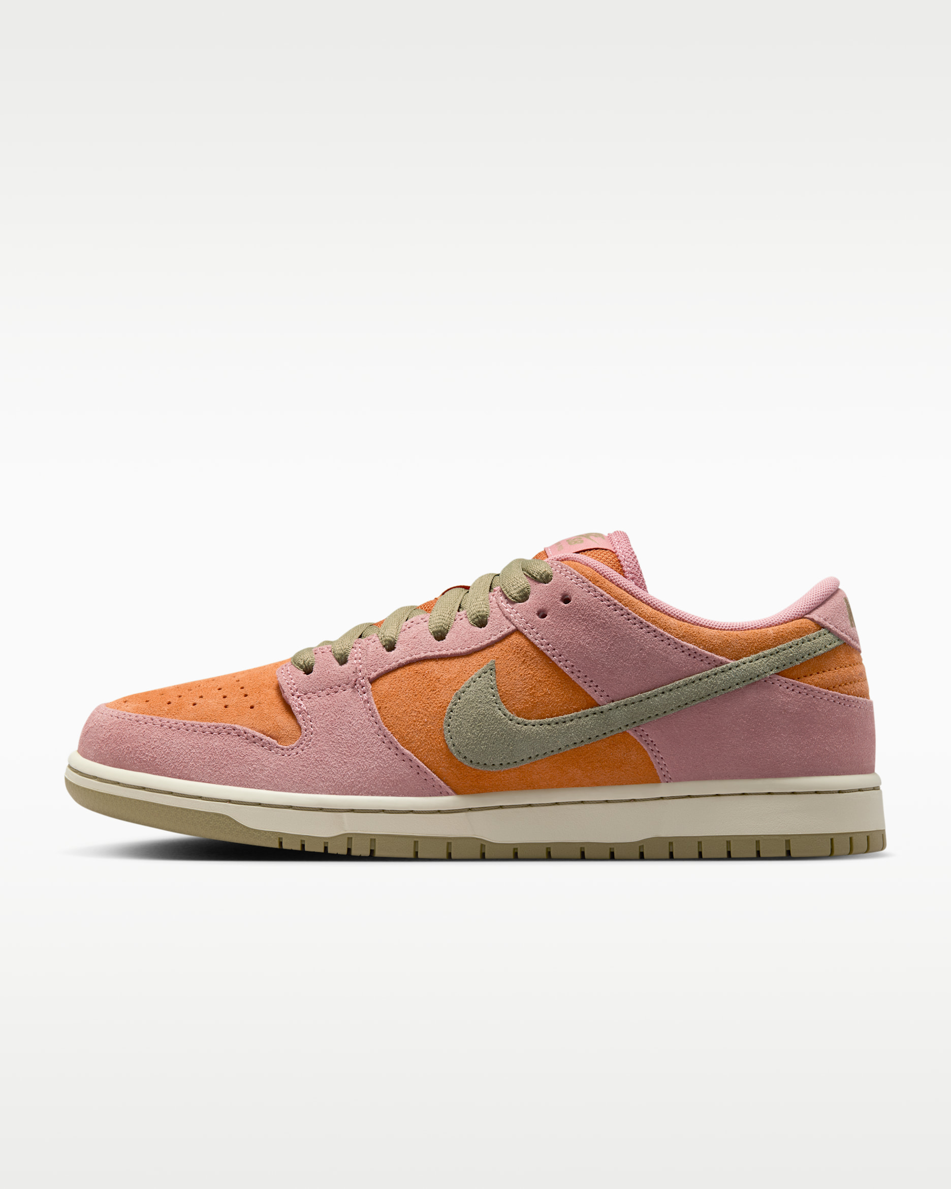 รองเท้าสเก็ตบอร์ด Nike SB Dunk Low Pro - Red Stardust/Monarch/Coconut Milk/Neutral Olive