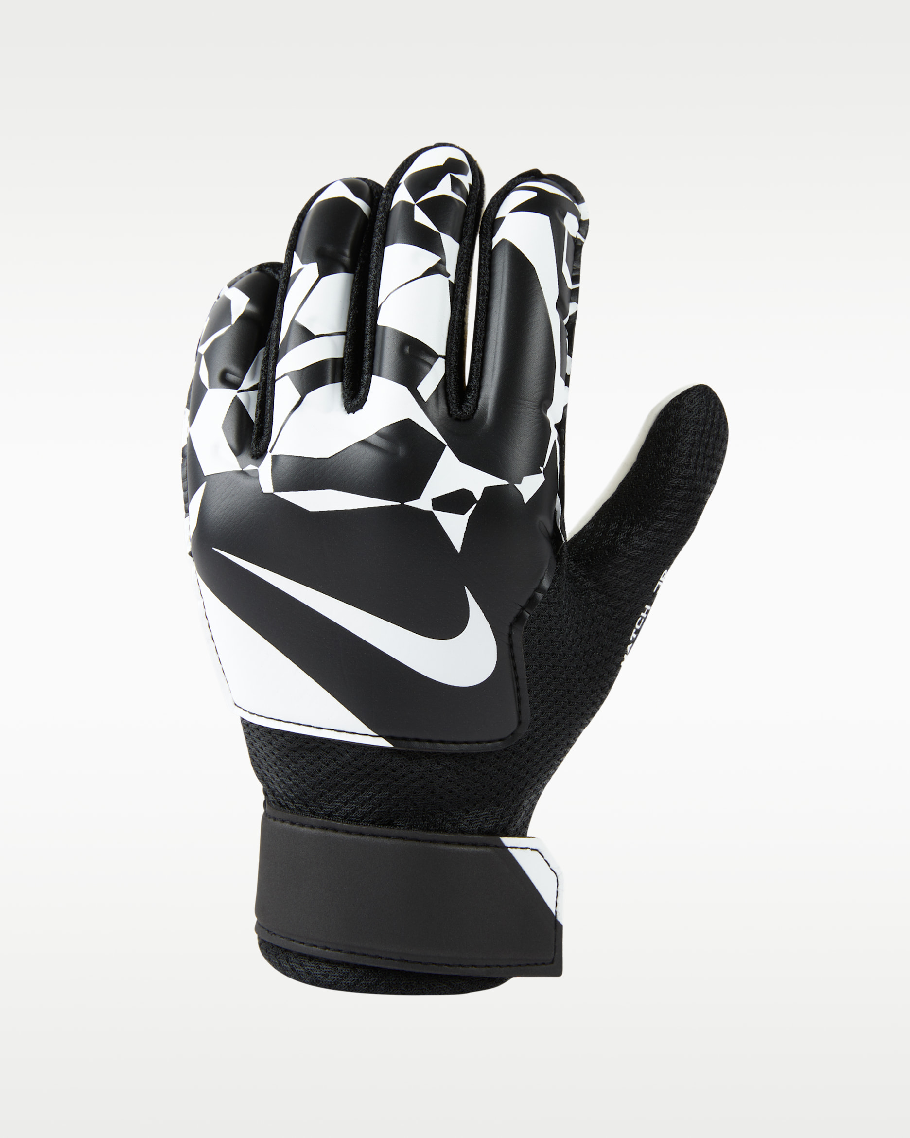 Nike Match Jr. Older Kids' Goalkeeper Football Gloves - Black/White/White