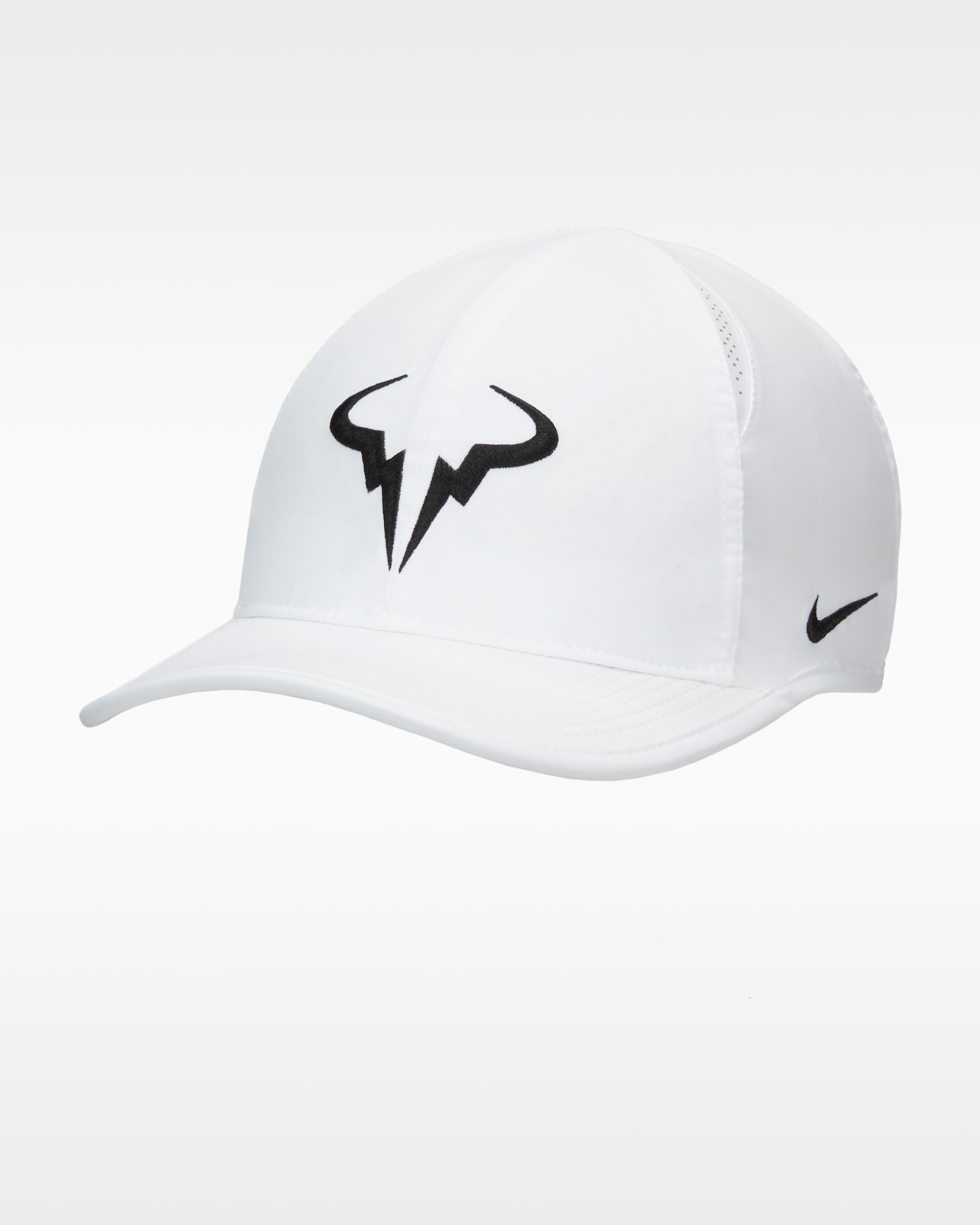 Gorra Rafa desestructurada Nike Dri-FIT Club - Blanco/Negro
