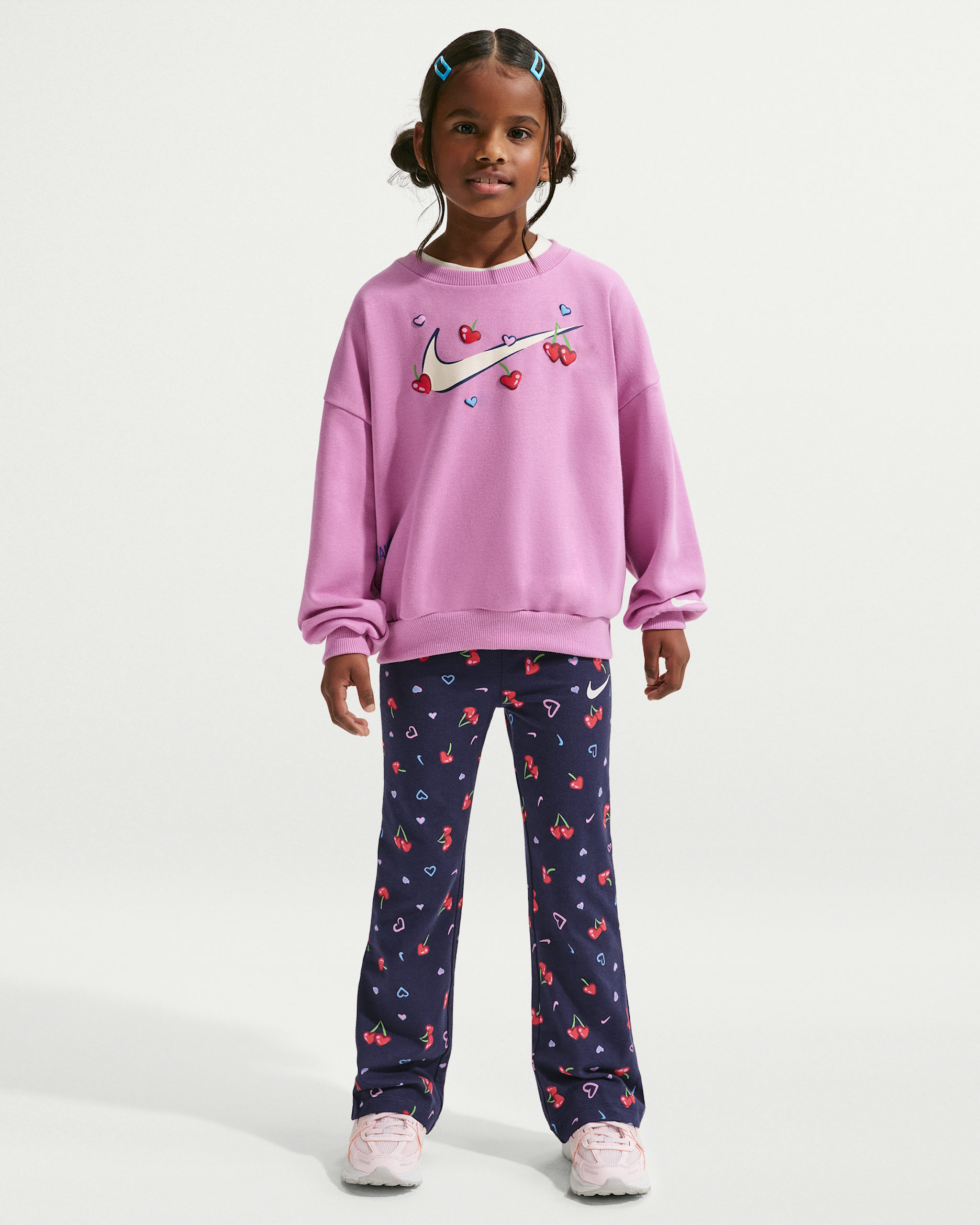 Nike Cherry Little Kids' Crew and Leggings Set - Midnight Navy