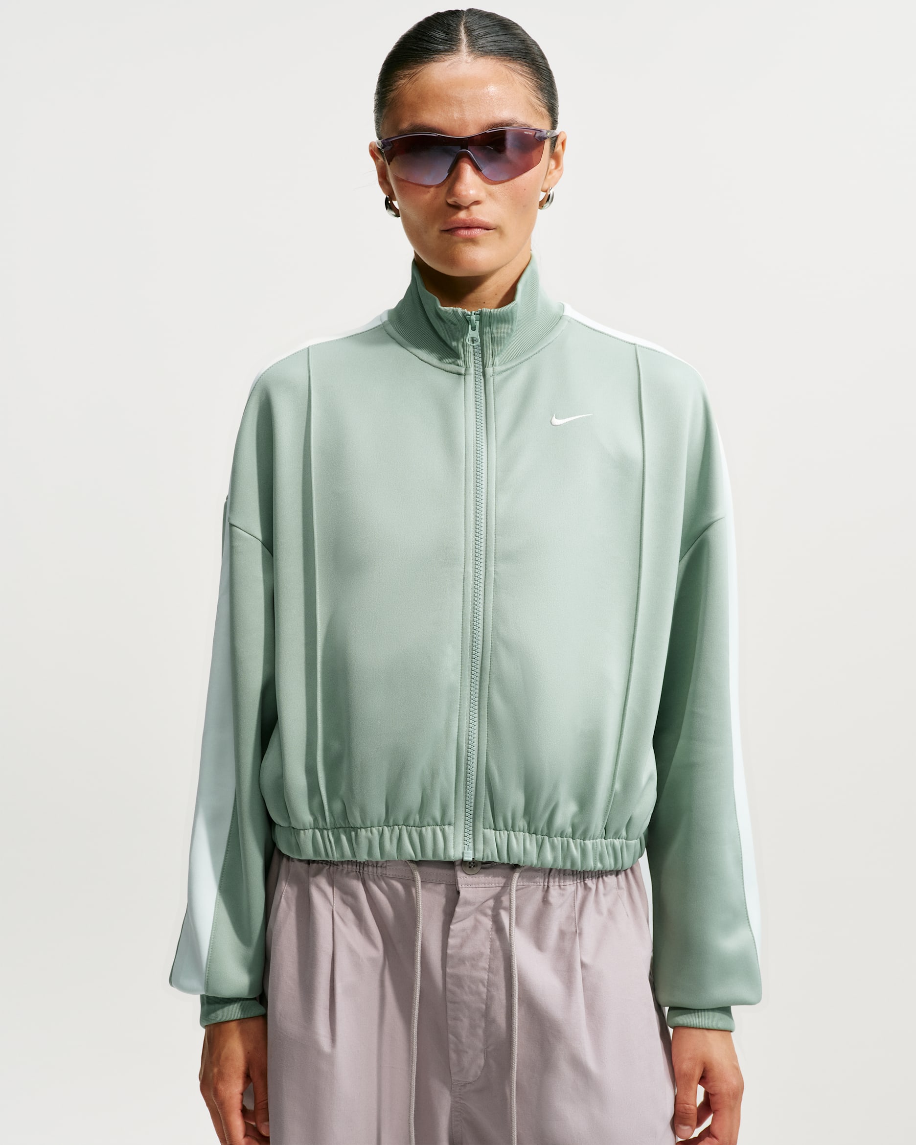 Nike Sportswear Women's Track Jacket - Steam/Barely Green/Sail
