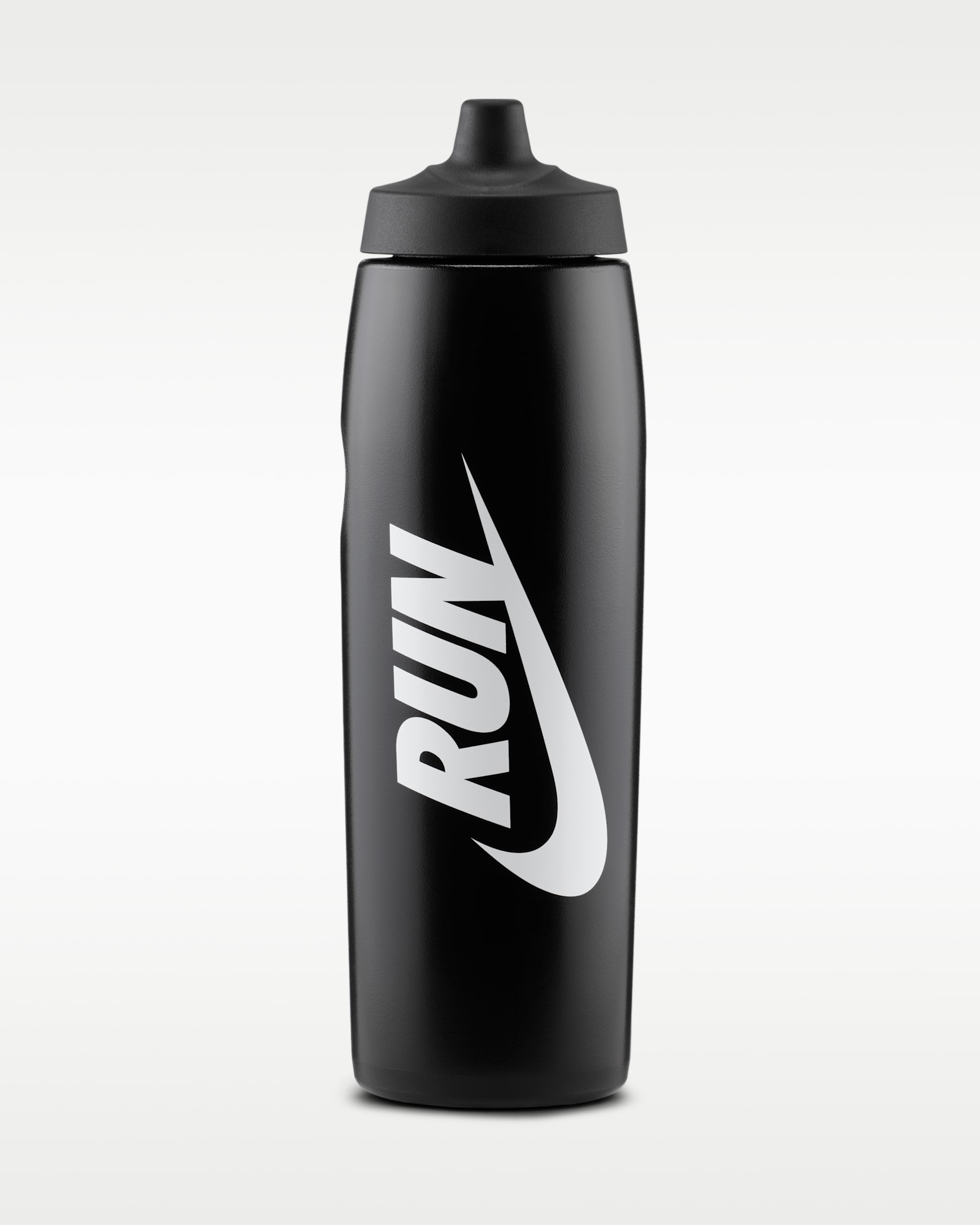 Botella flexible (946 ml) Nike Refuel - Negro/Negro/Negro/Blanco