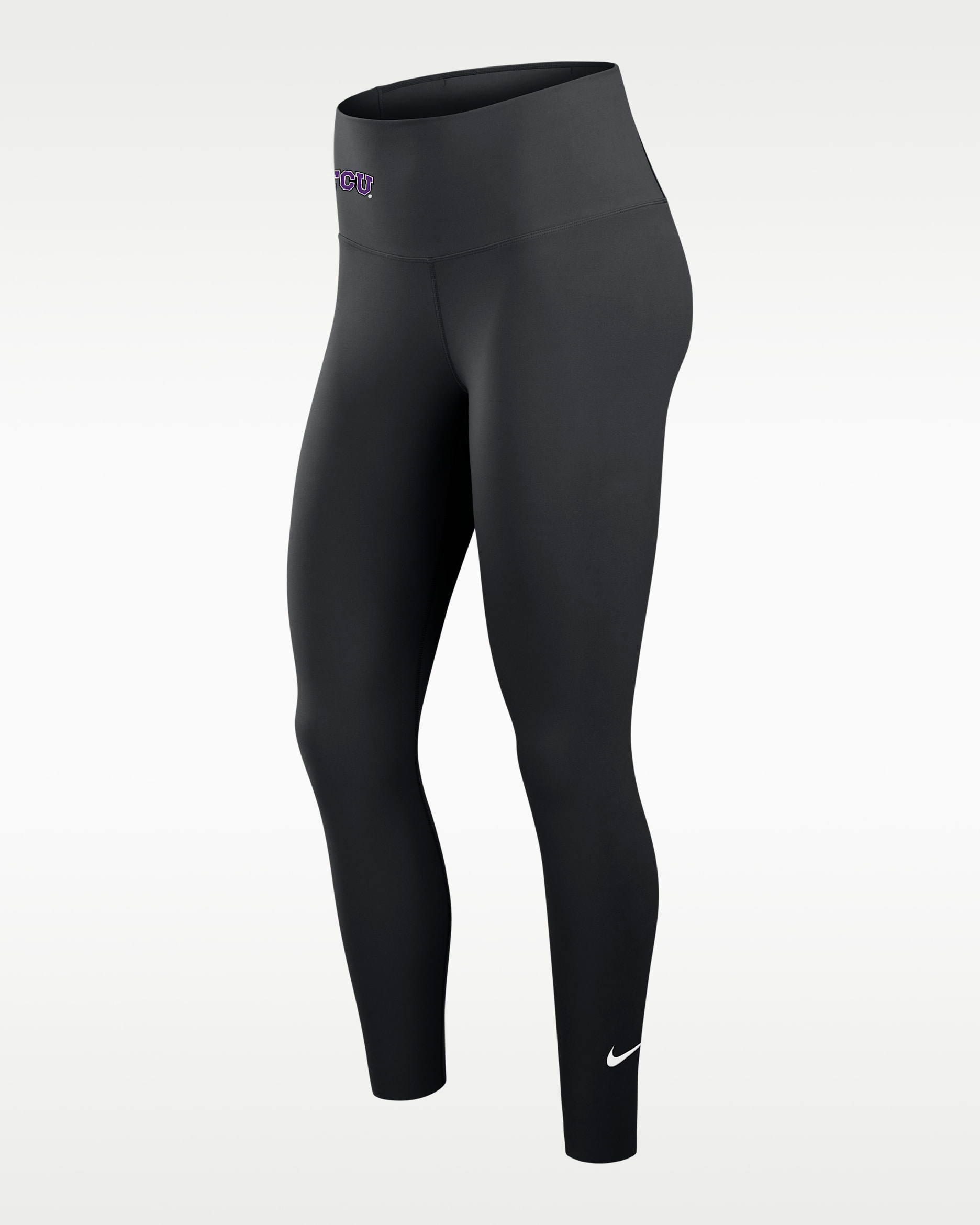 Nike One (TCU Horned Frogs) Women's Dri-FIT High-Rise Leggings - Black