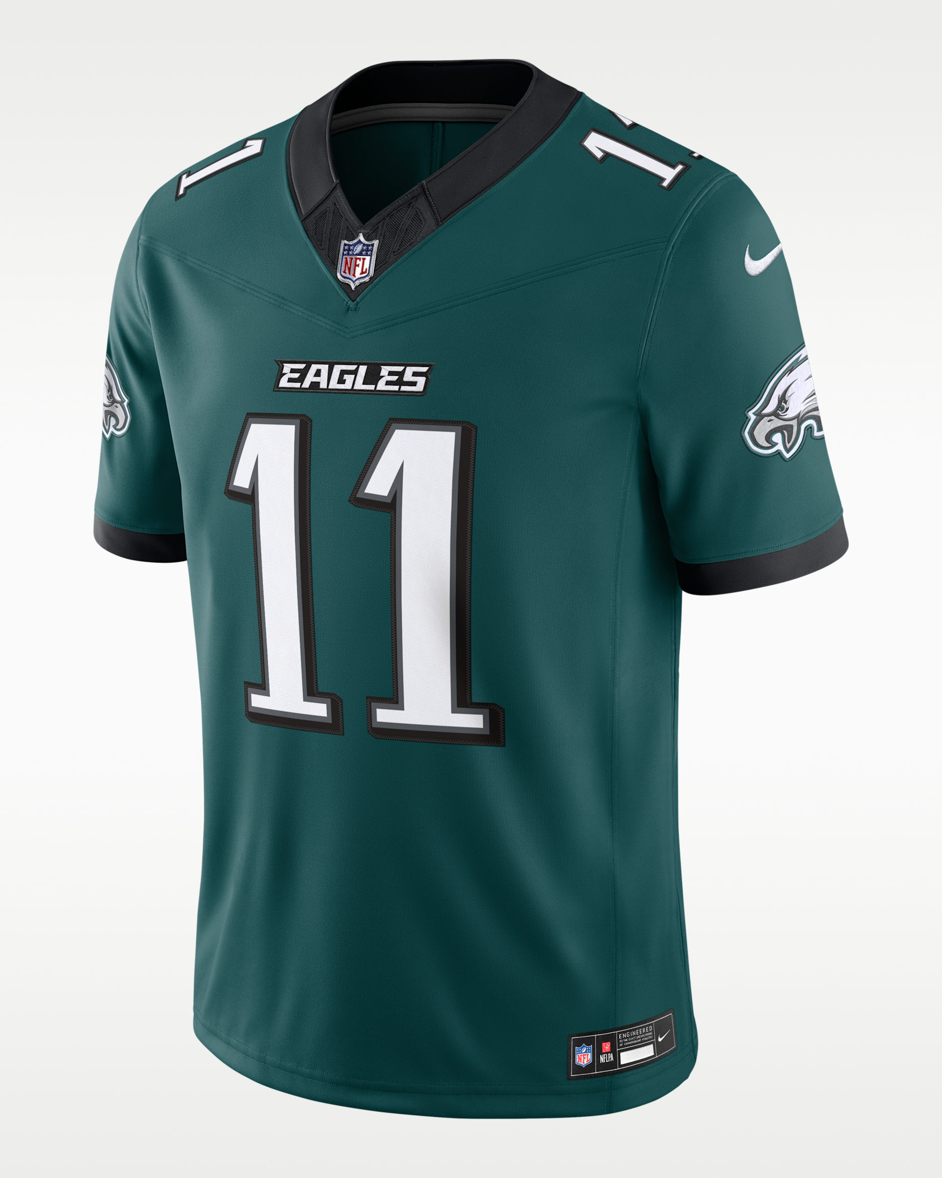 Jersey Nike Dri-FIT de la NFL Limited para hombre A.J. Brown Philadelphia Eagles - Verde/Negro