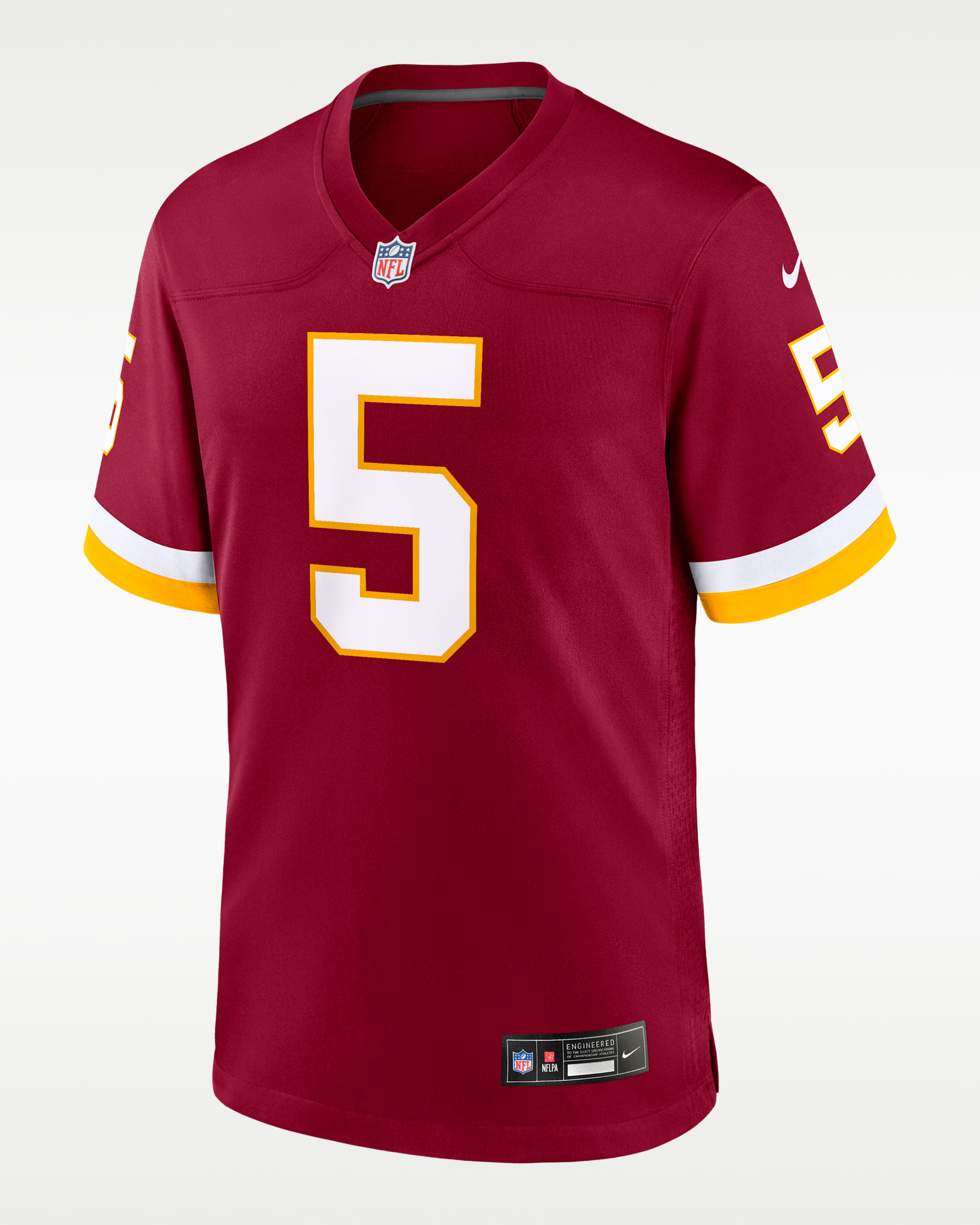 Jersey Nike de la NFL Game para hombre Luke McCaffrey Washington Commanders - Rojo team