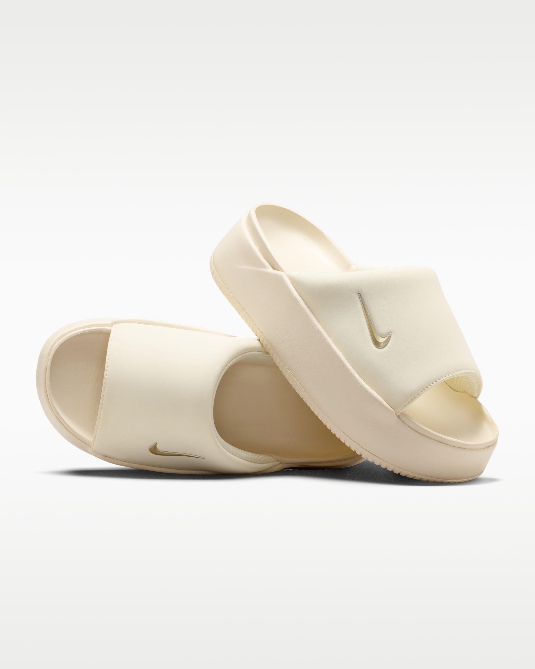 Nike Calm Elevation Women's Slides - Coconut Milk/Coconut Milk