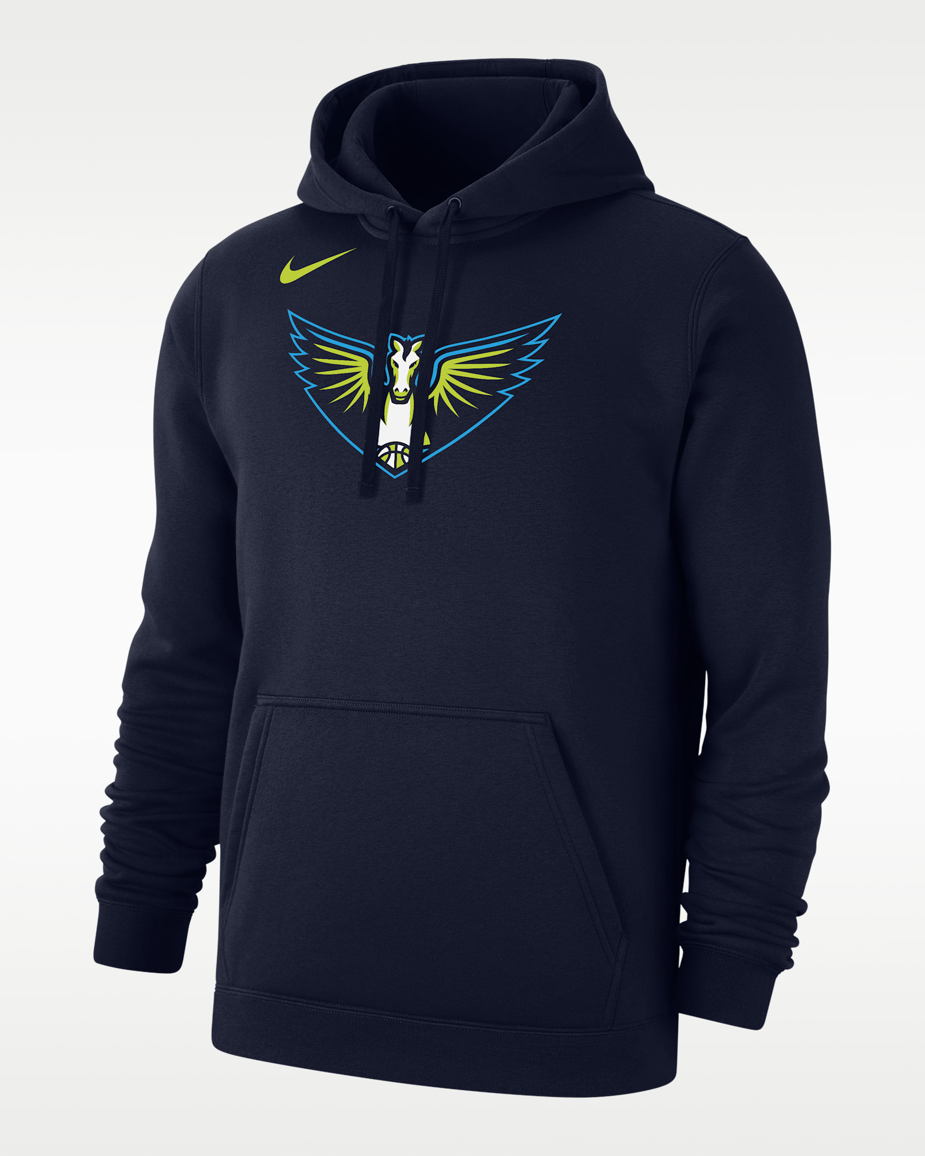 Dallas Wings Club Men's Nike WNBA Fleece Pullover Hoodie - Navy