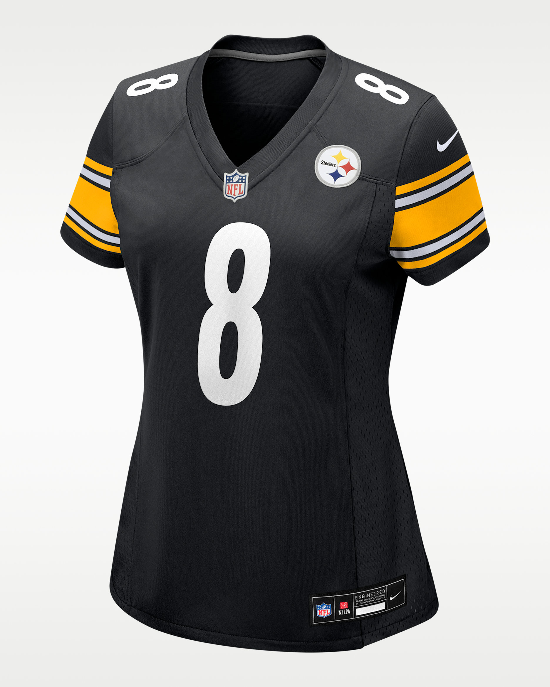 Jersey Nike de la NFL Game para mujer Aaron Rodgers Pittsburgh Steelers - Negro