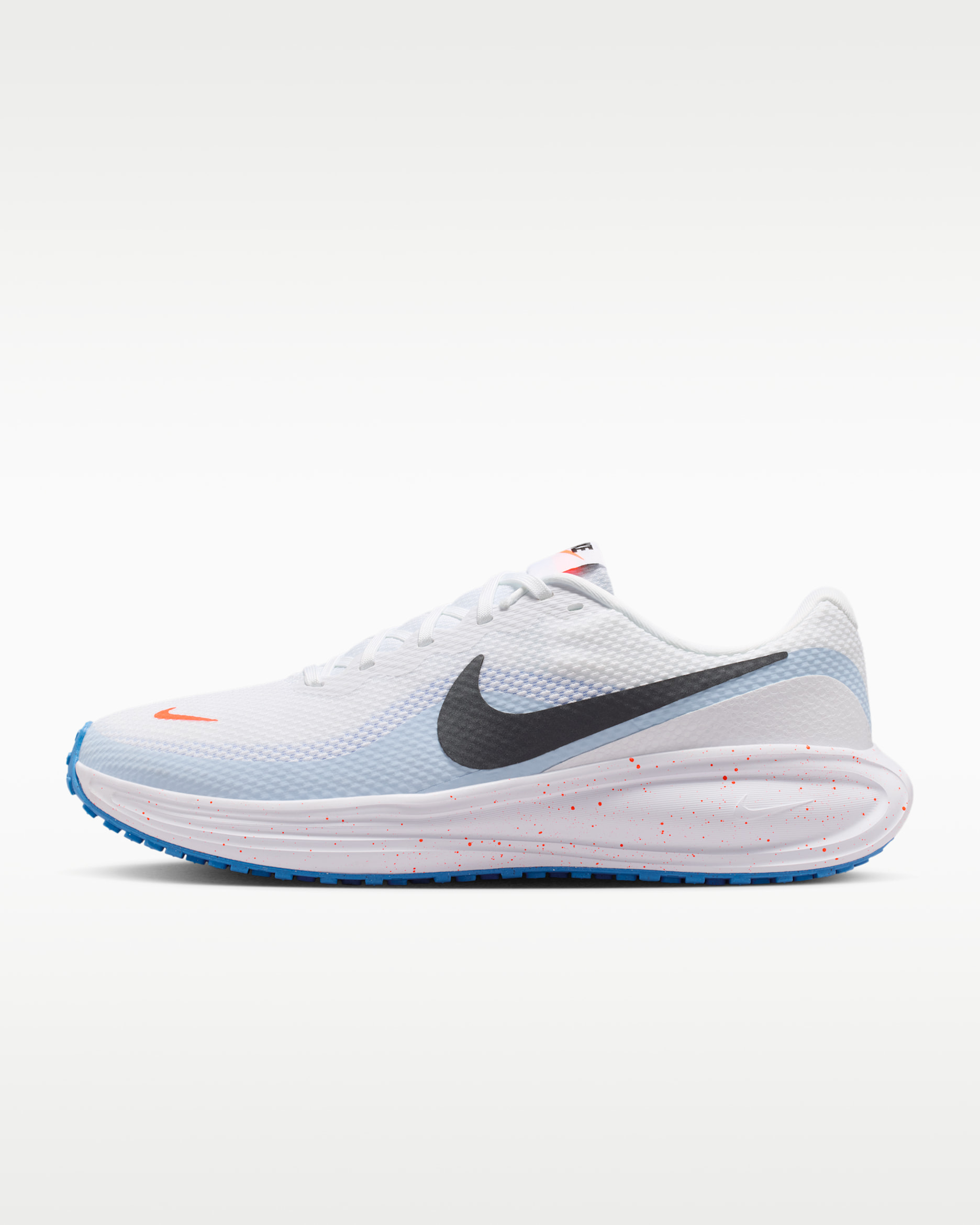 나이키 레볼루션 8 남성 로드 러닝화 - 화이트/하이드로젠 블루/블루 크리스털/오프 누아르