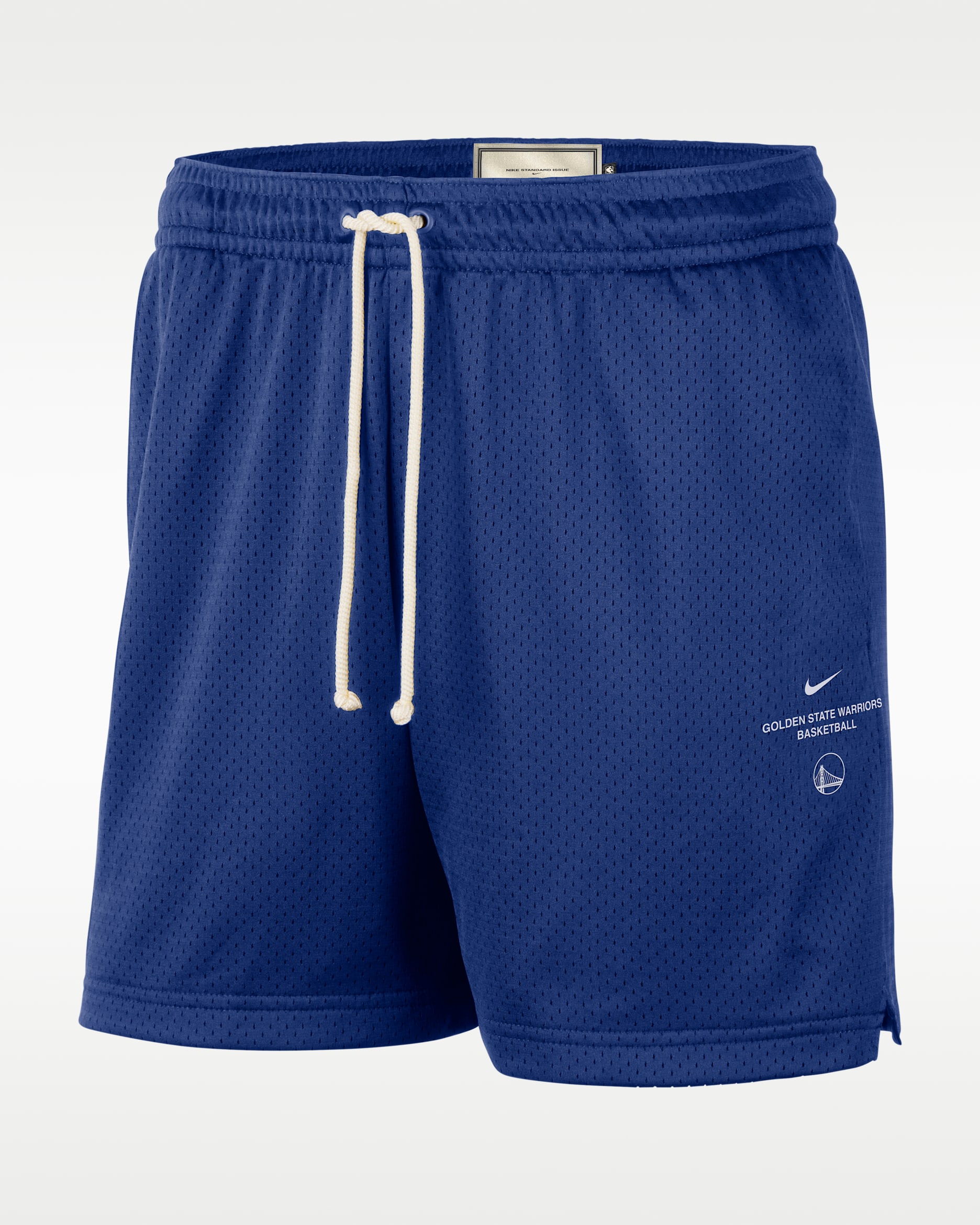 Golden State Warriors Standard Issue Men's Dri-FIT 5" Basketball Mesh Shorts - Rush Blue