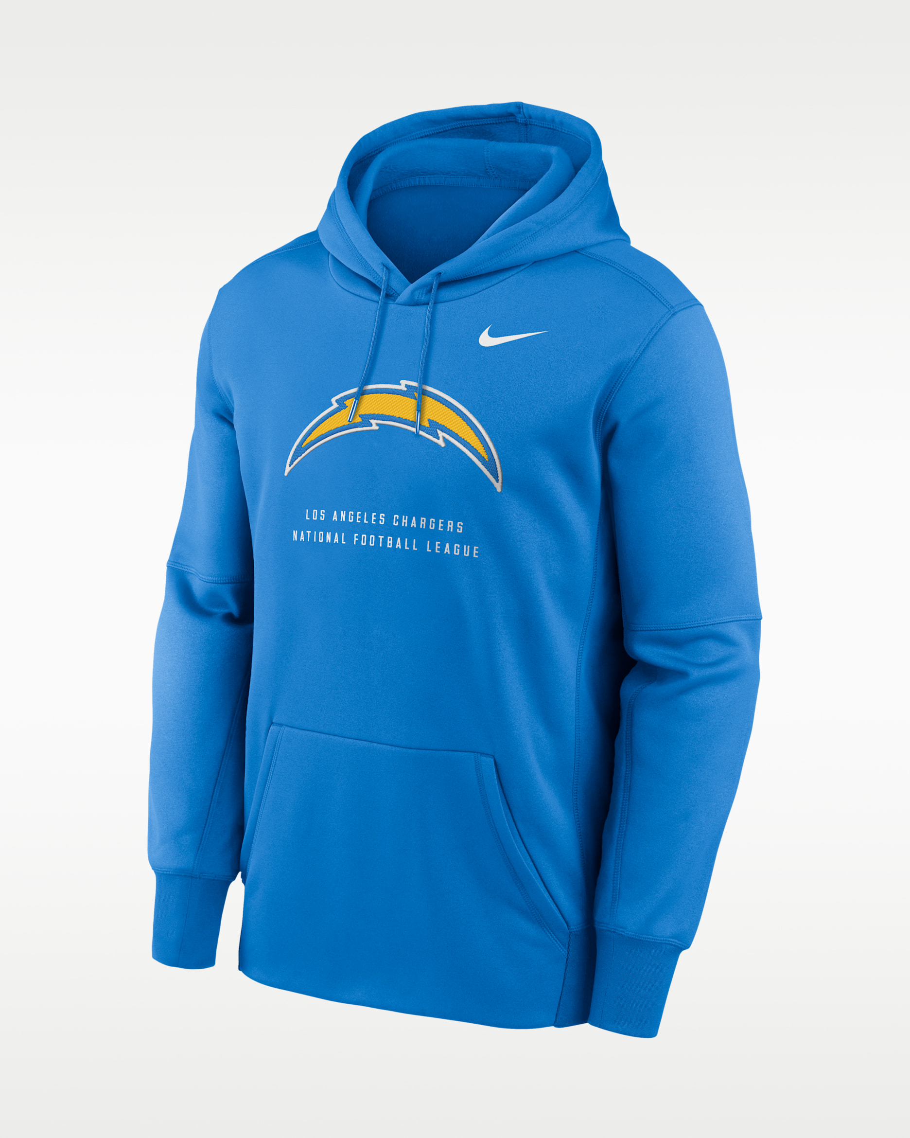 Los Angeles Chargers Men's Nike Therma NFL Pullover Hoodie - Blue
