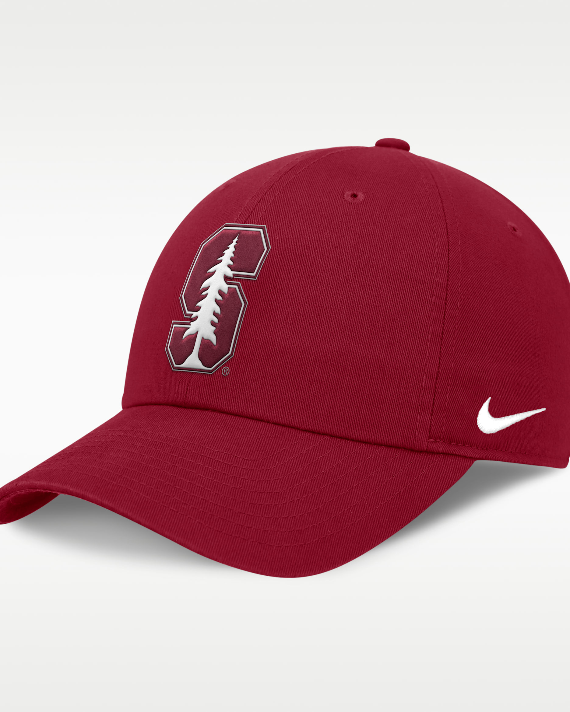 Gorra universitaria Nike ajustable para hombre Stanford Classic Club - Carmesí