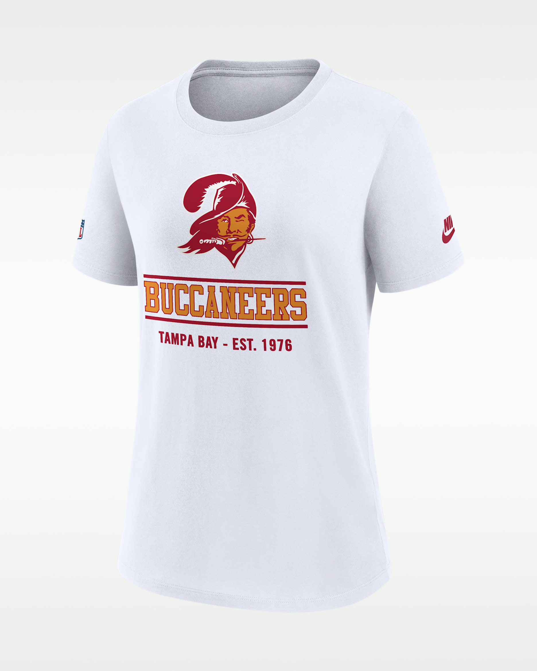 Tampa Bay Buccaneers Sideline Alt Women's Nike Dri-FIT NFL T-Shirt - White