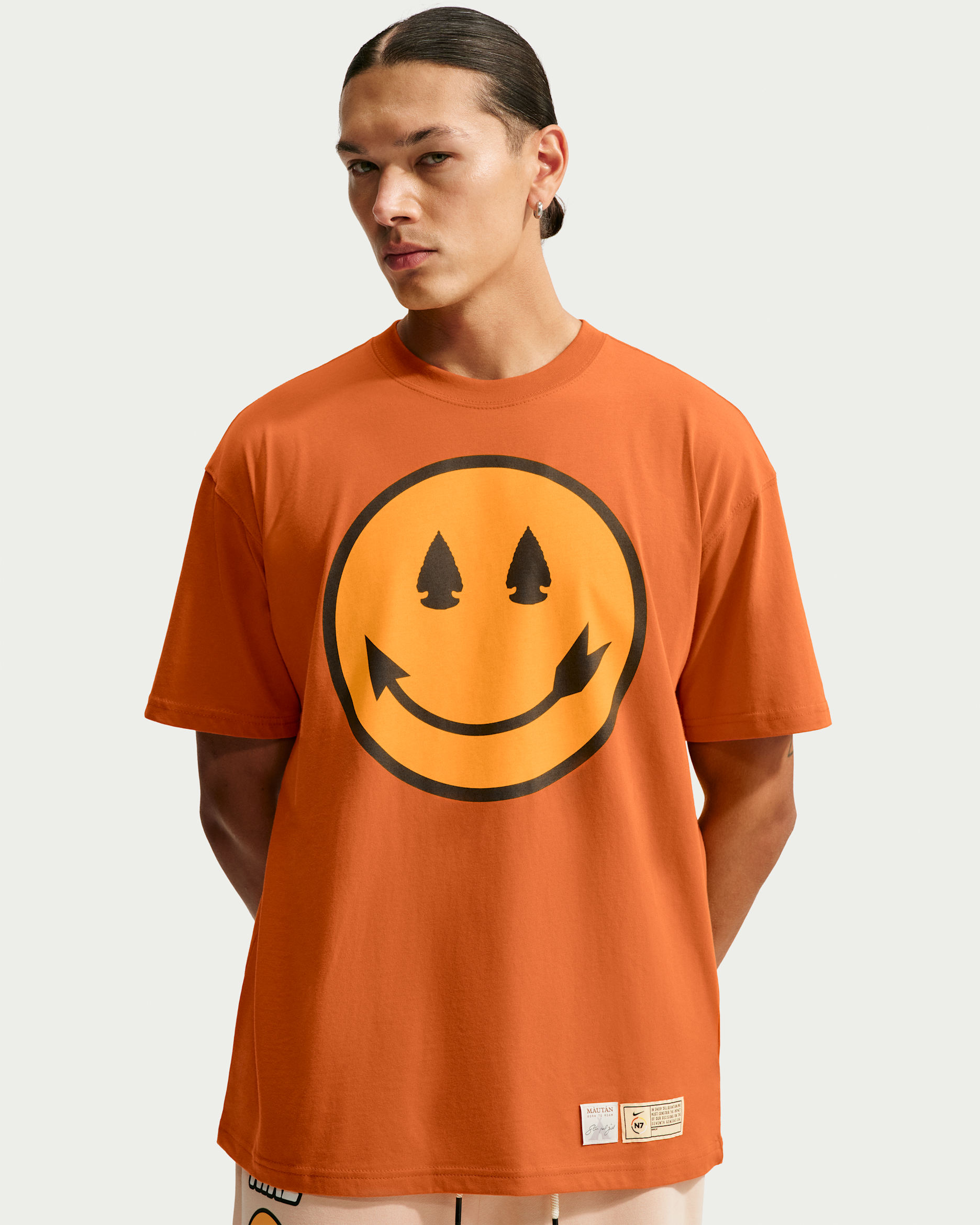 Nike Sportswear N7 Men's T-Shirt - Mesa Orange/Oasis Teal