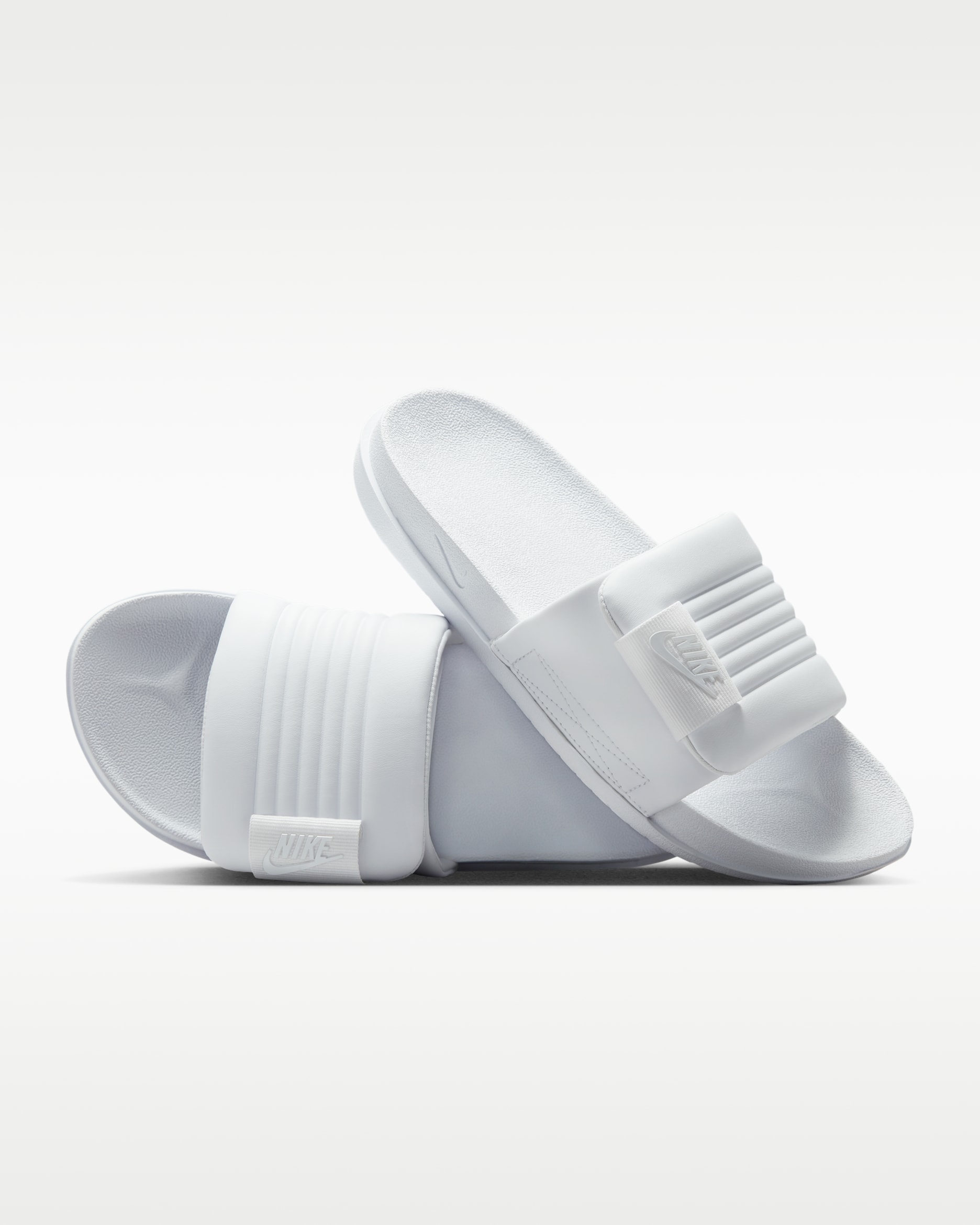 Nike Offcourt Adjust 女款拖鞋 - 白色/Phantom