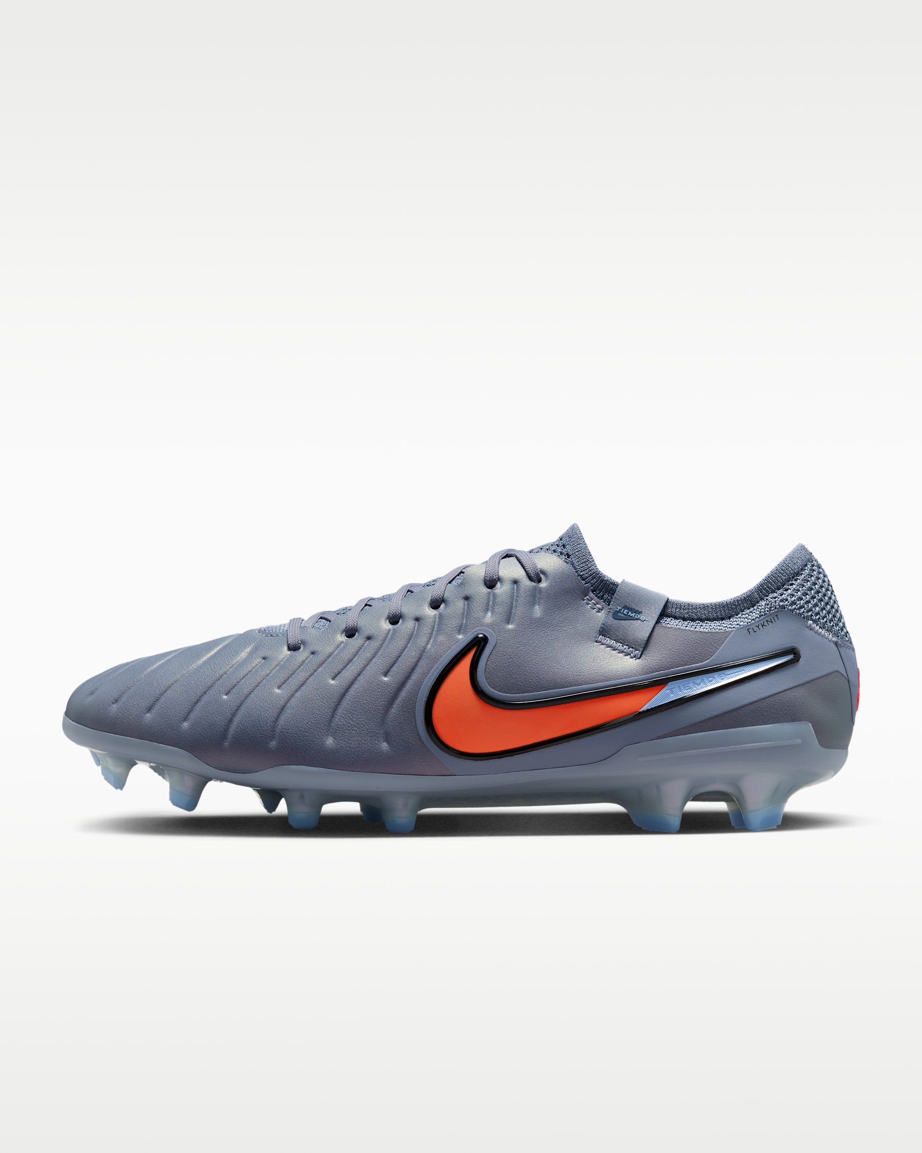 Nike Tiempo Legend 10 Elite Firm-Ground Low-Top Soccer Cleats - Blue Eclipse/Black
