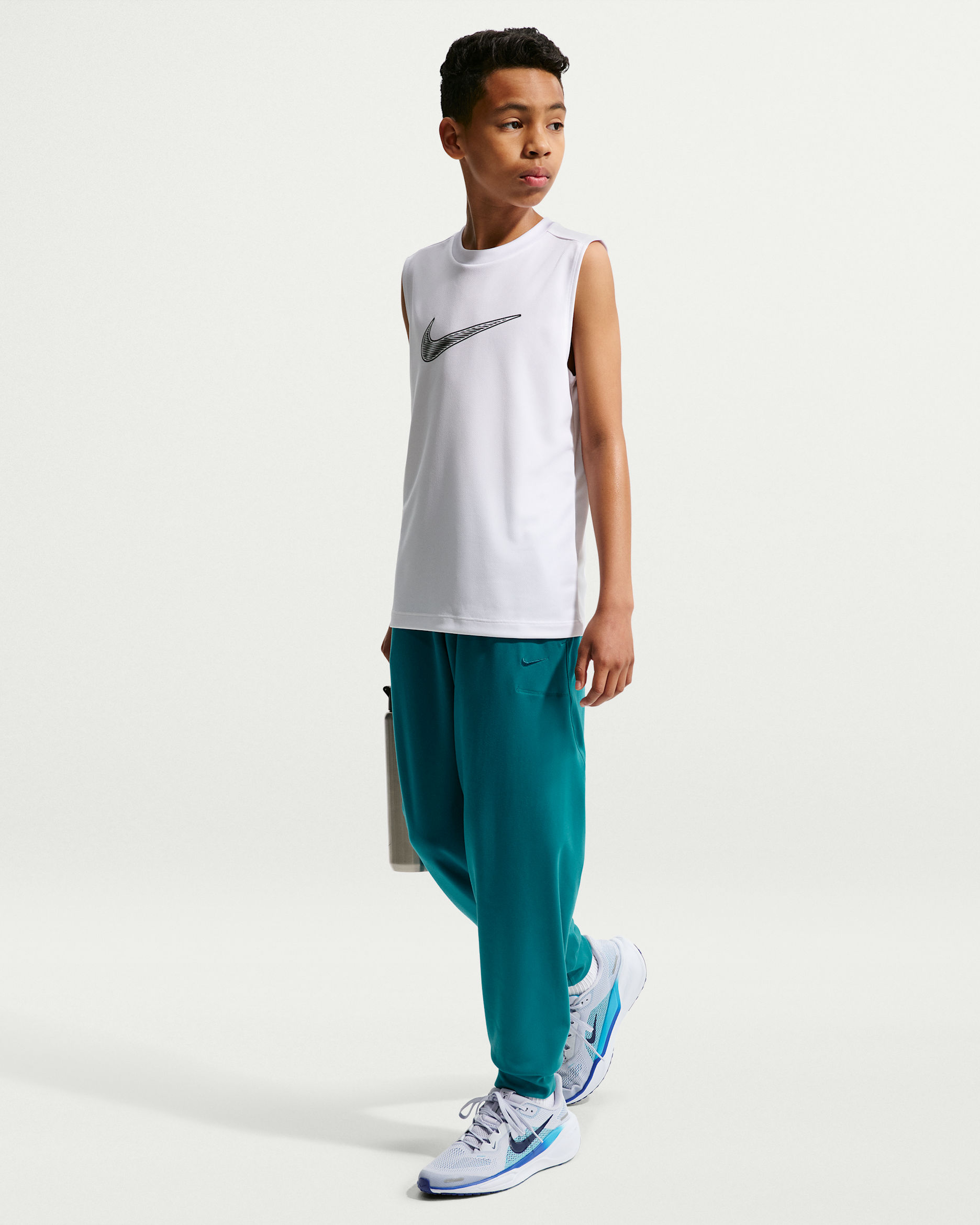 Nike Primary Nano Big Kids' (Boys') Dri-FIT UV Nano Joggers - Bright Spruce/Bright Spruce