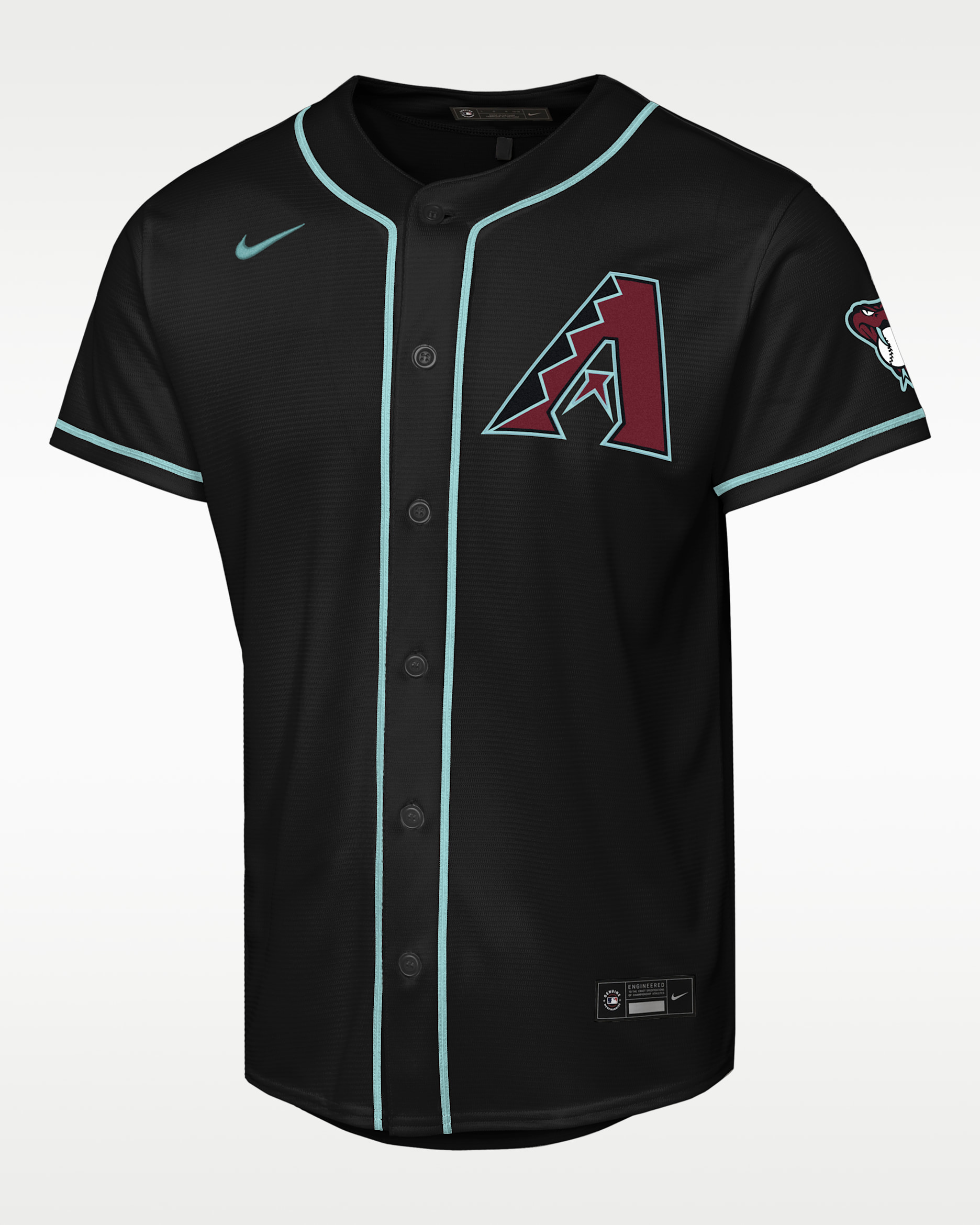 Arizona Diamondbacks Big Kids' Nike MLB Stadium Home Jersey - Black