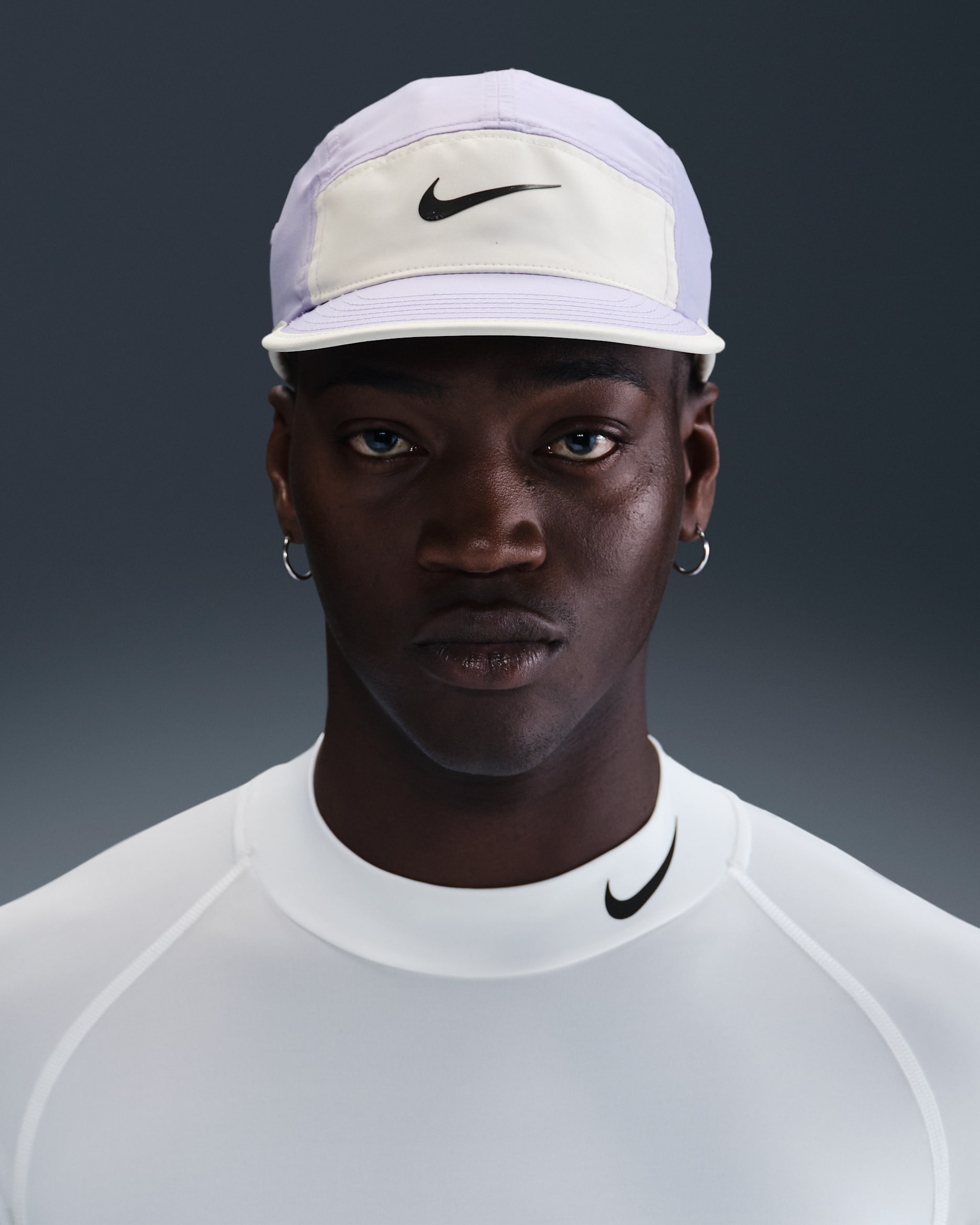 Nike Fly Dri-FIT Unstructured Swoosh Cap - Lilac Ice/Phantom/Black