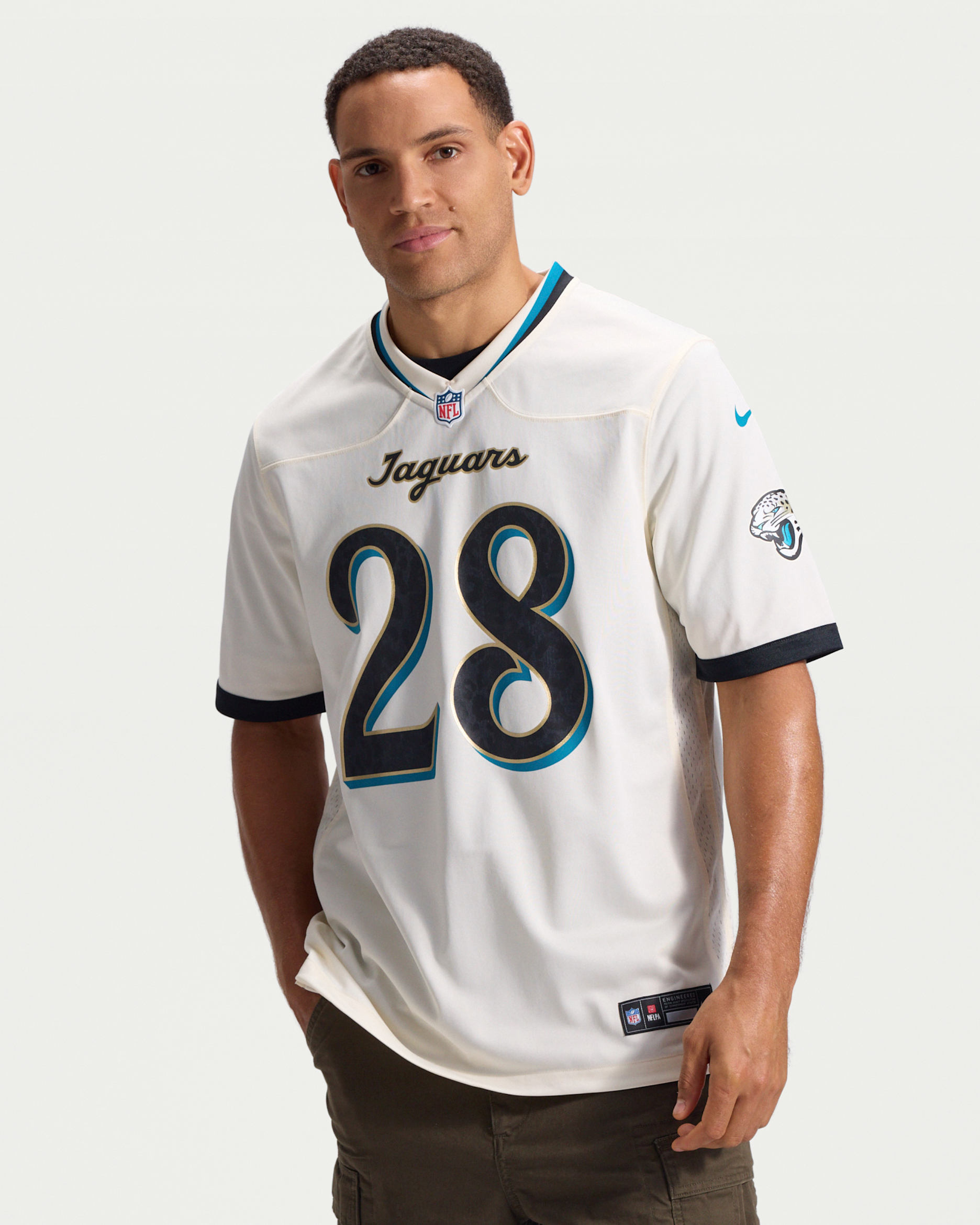 Fred Taylor Jacksonville Jaguars Rivalries Collection Men's Nike NFL Game Jersey - Natural
