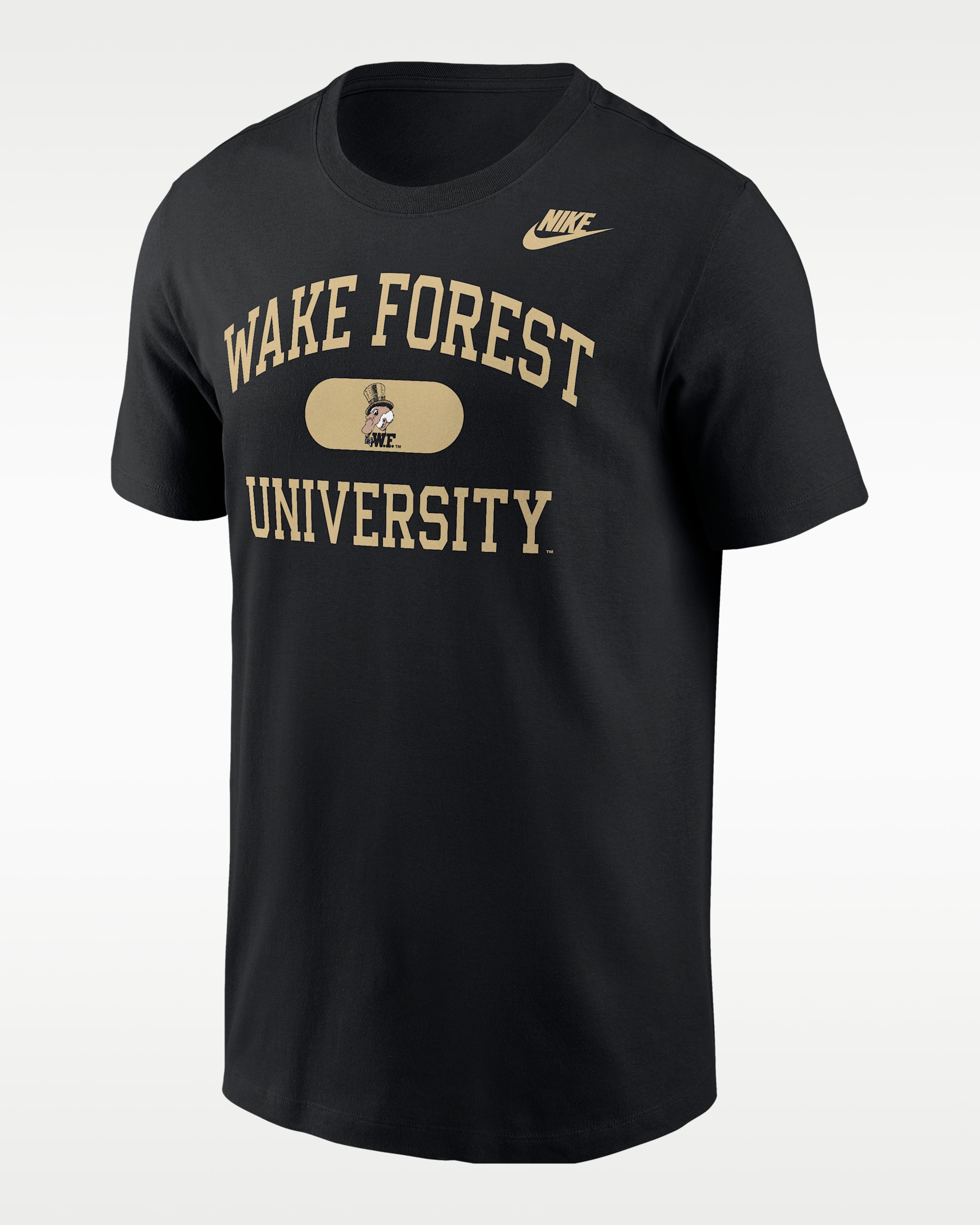 Wake Forest Demon Deacons Men's Nike College T-Shirt - Black