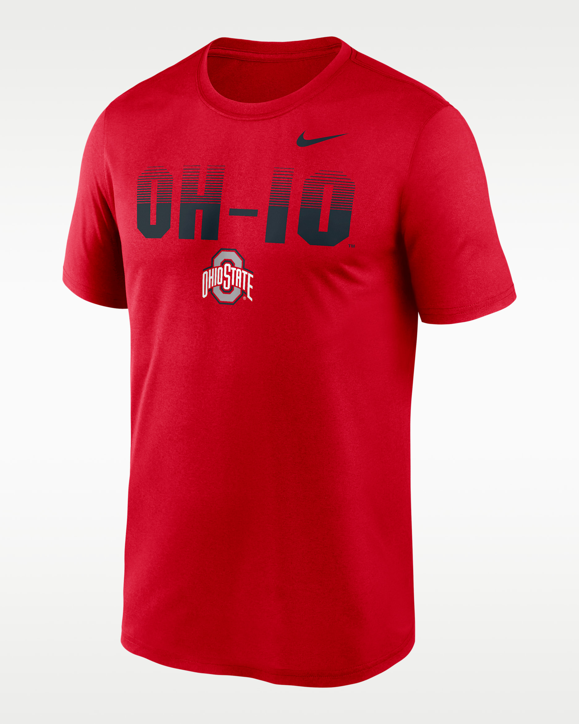 Ohio State Primetime Kinetic Mantra Legend Men's Nike Dri-FIT College T-Shirt - Red