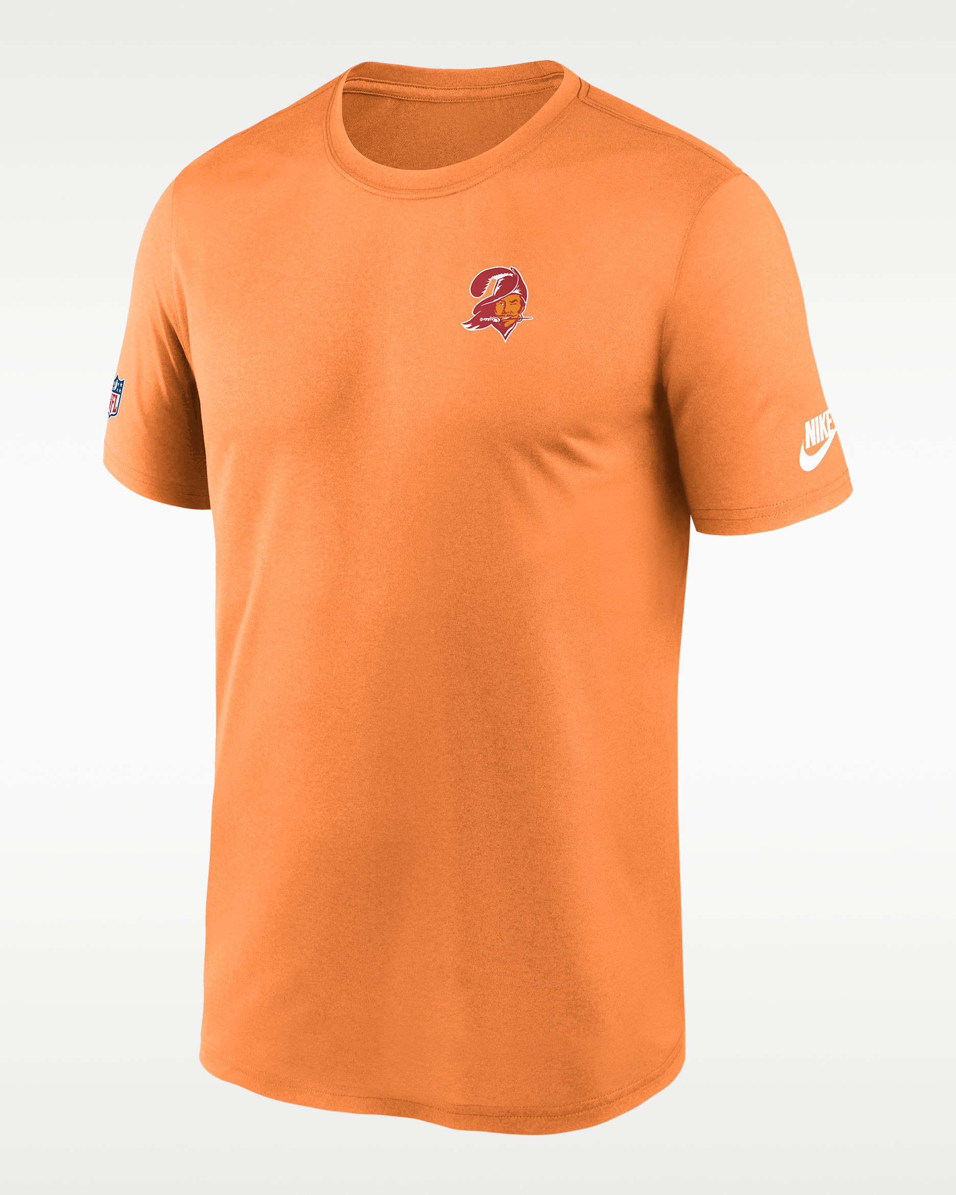 Playera Nike Dri-FIT de la NFL para hombre Tampa Bay Buccaneers Alt Legend Small Logo - Naranja