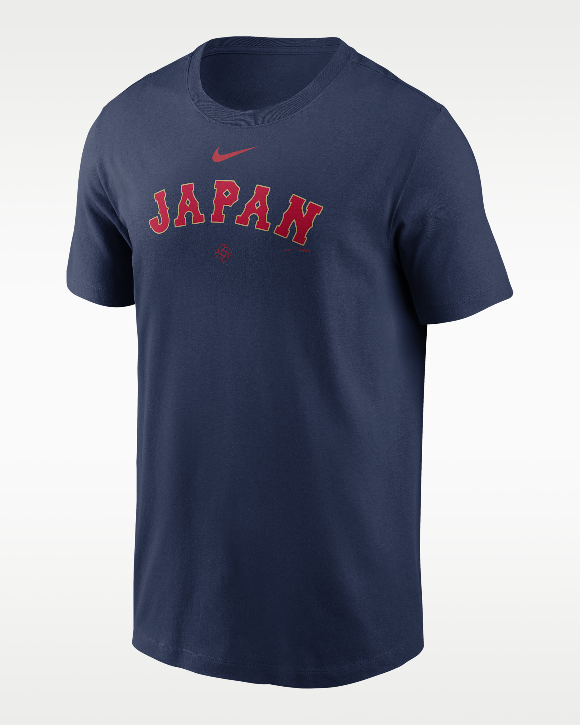 Japan National Baseball Team 2026 World Baseball Classic Wordmark Men's Nike T-Shirt - Navy