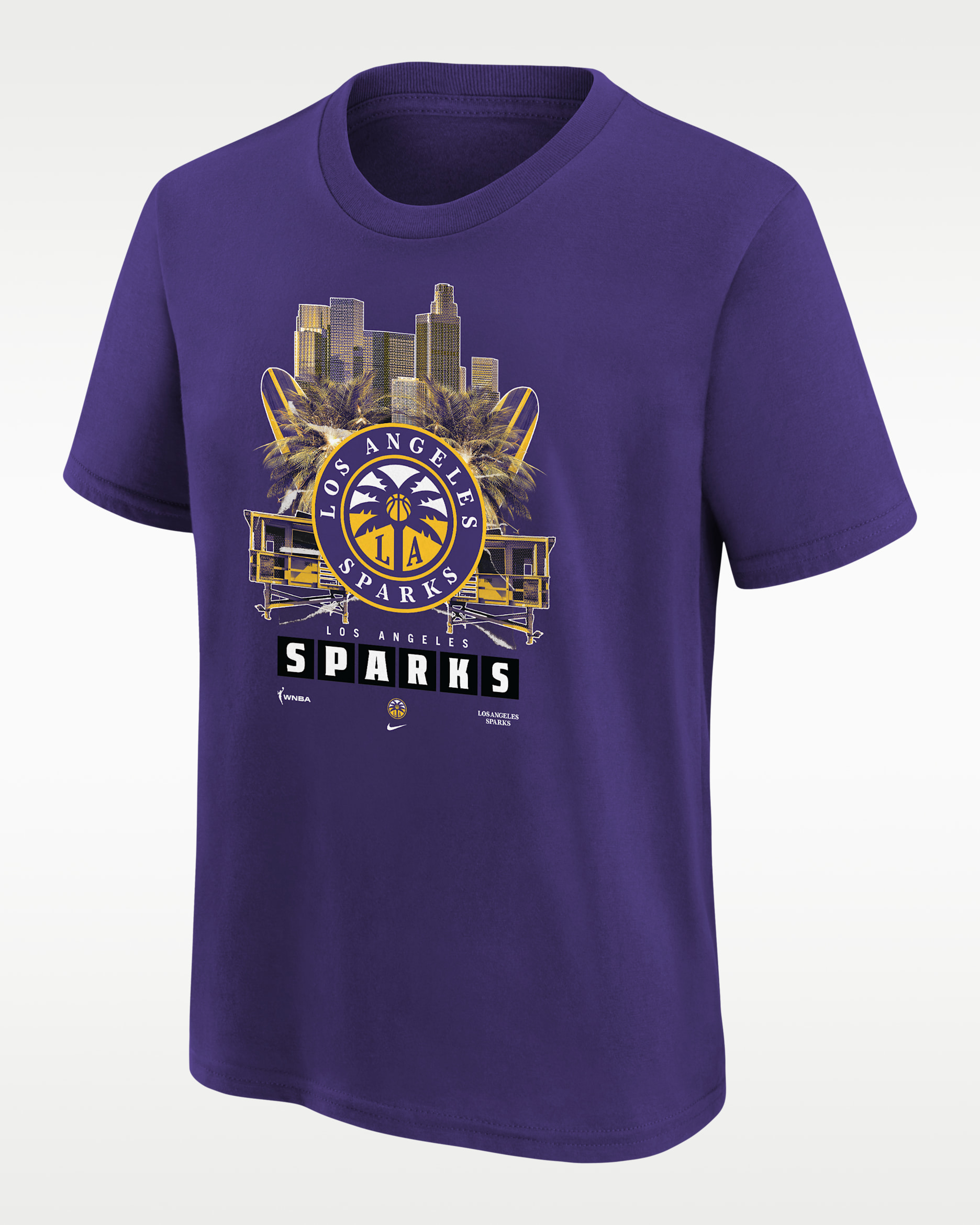 Los Angeles Sparks Big Kids' Nike WNBA T-Shirt - Field Purple