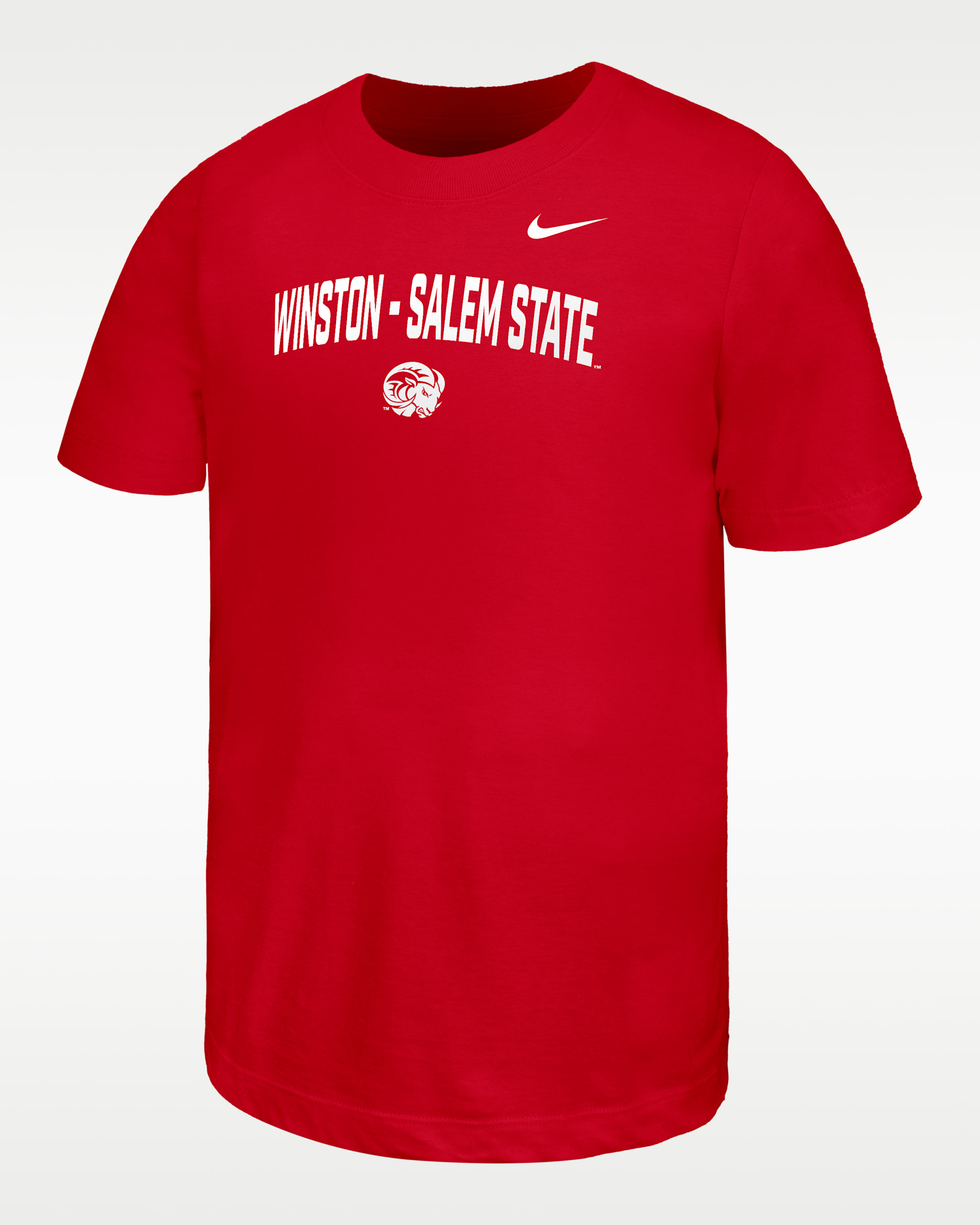 Nike College (Winston-Salem State) Big Kids' Short-Sleeve T-Shirt - University Red